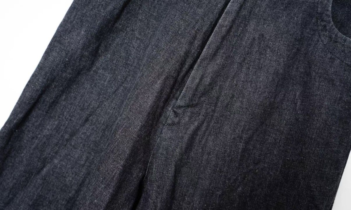 Yohji Yamamoto Yohji Yamamoto Denim Wide-Leg Pants Size US 32 / EU 48 - 8 Thumbnail