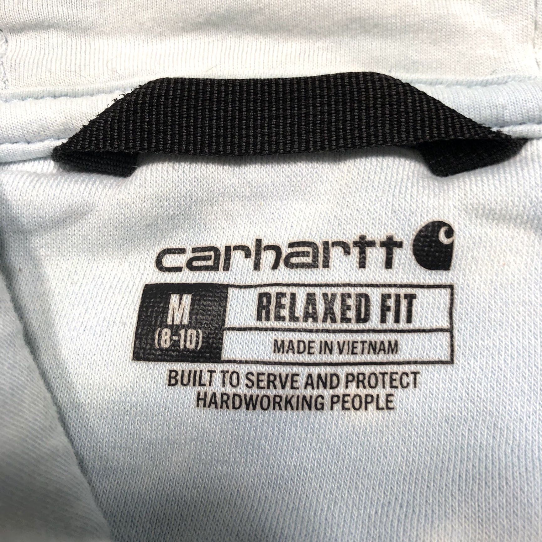 Carhartt VINTAGE Carhartt Womens M Blue Relaxed Pullover Hoodie Sweatshirt Acid Wash Tie Dye Size M / US 6-8 / IT 42-44 - 5 Thumbnail