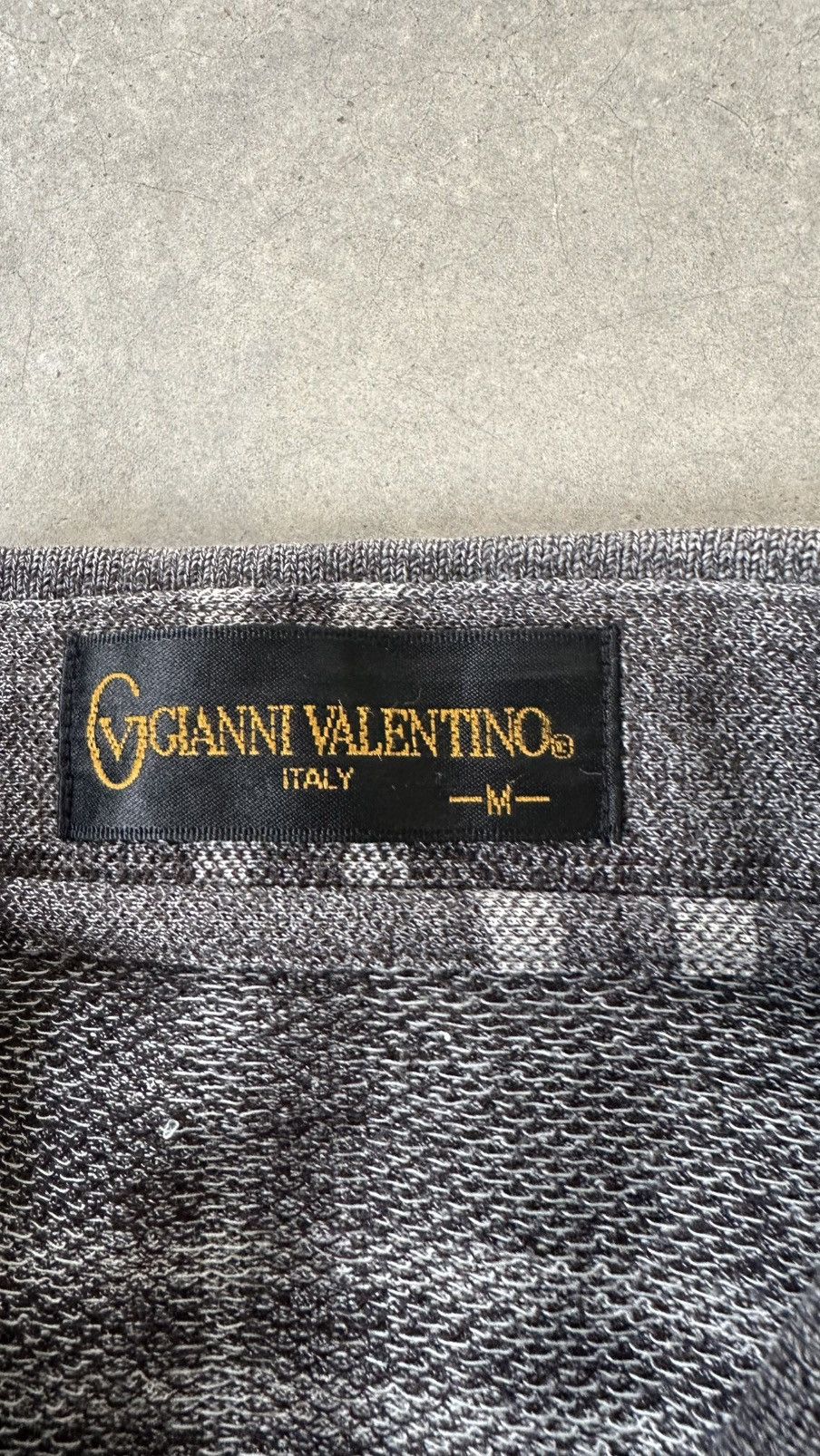 Gianni Valentino VINTAGE GIANNI VALENTINO CHECKERED POLO TEE LS Size US M / EU 48-50 / 2 - 5 Thumbnail