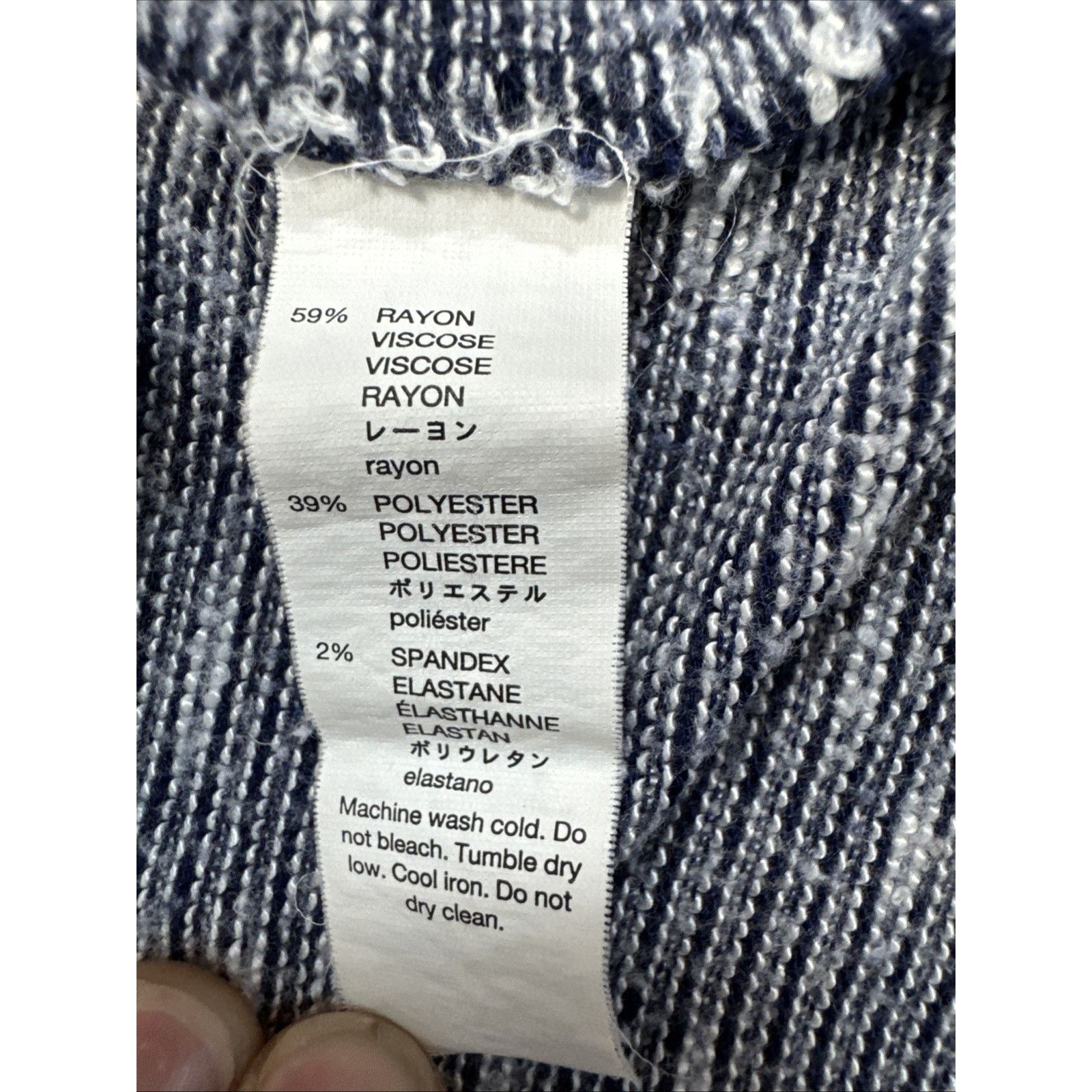 Gap GAP Sport Gray And Black Striped Sweatshirt Women’s Size L Size L / US 10 / IT 46 - 7 Thumbnail