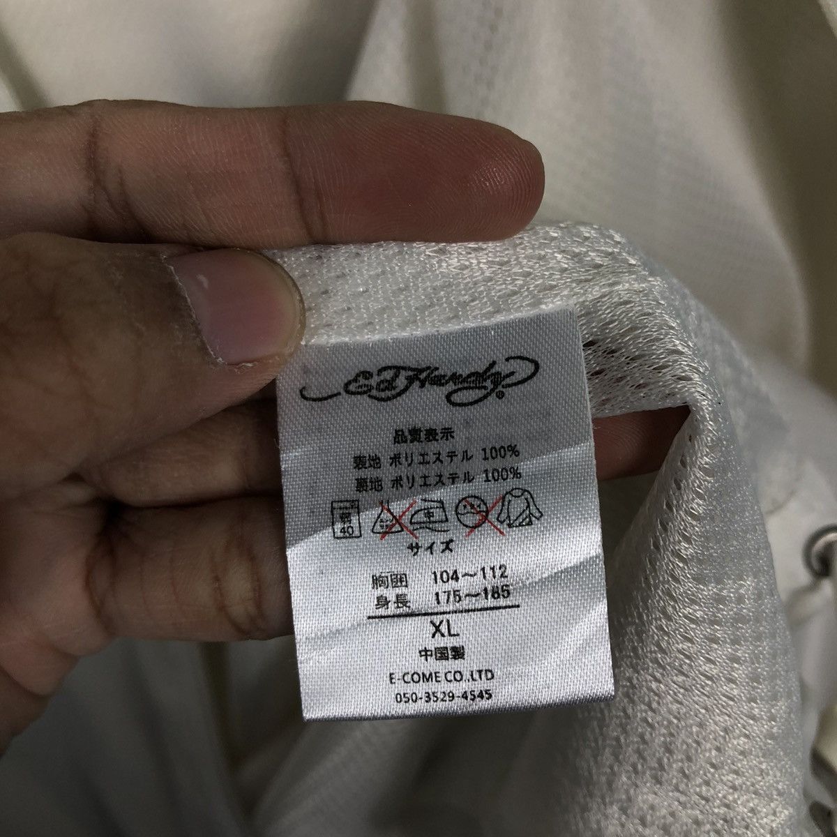 Japanese Brand 📌Vintage Zipper Jacket Ed Hardy Big Logo Design Embroidered Size US XL / EU 56 / 4 - 21 Thumbnail