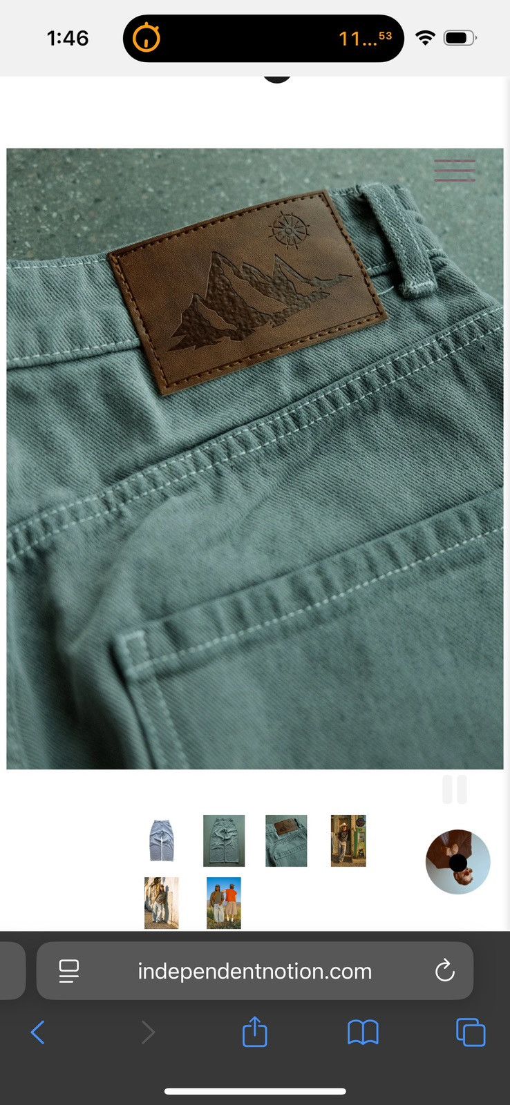 Other Independent notion alpine denim Size US 28 / EU 44 - 4 Thumbnail