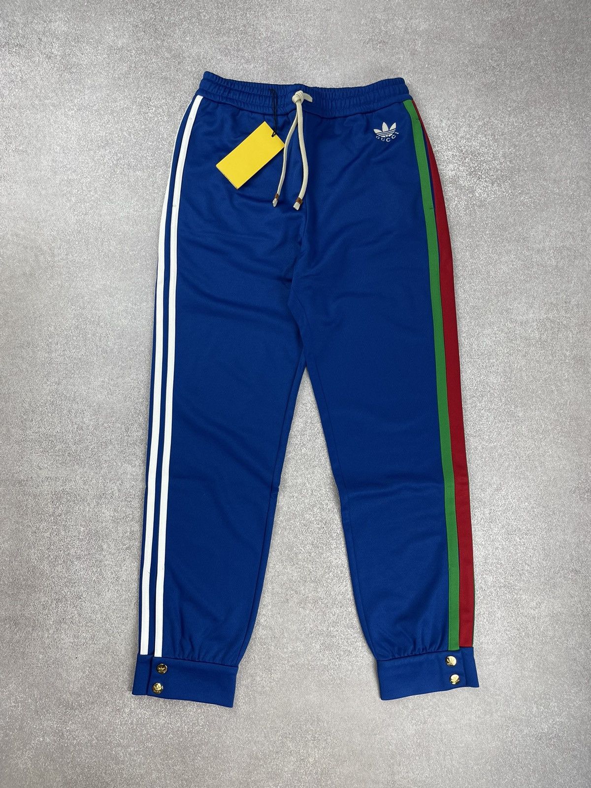 Gucci Gucci x Adidas Jersey Jogging Pants Blue Size L Size 27" / US 4 / IT 40 - 2 Thumbnail