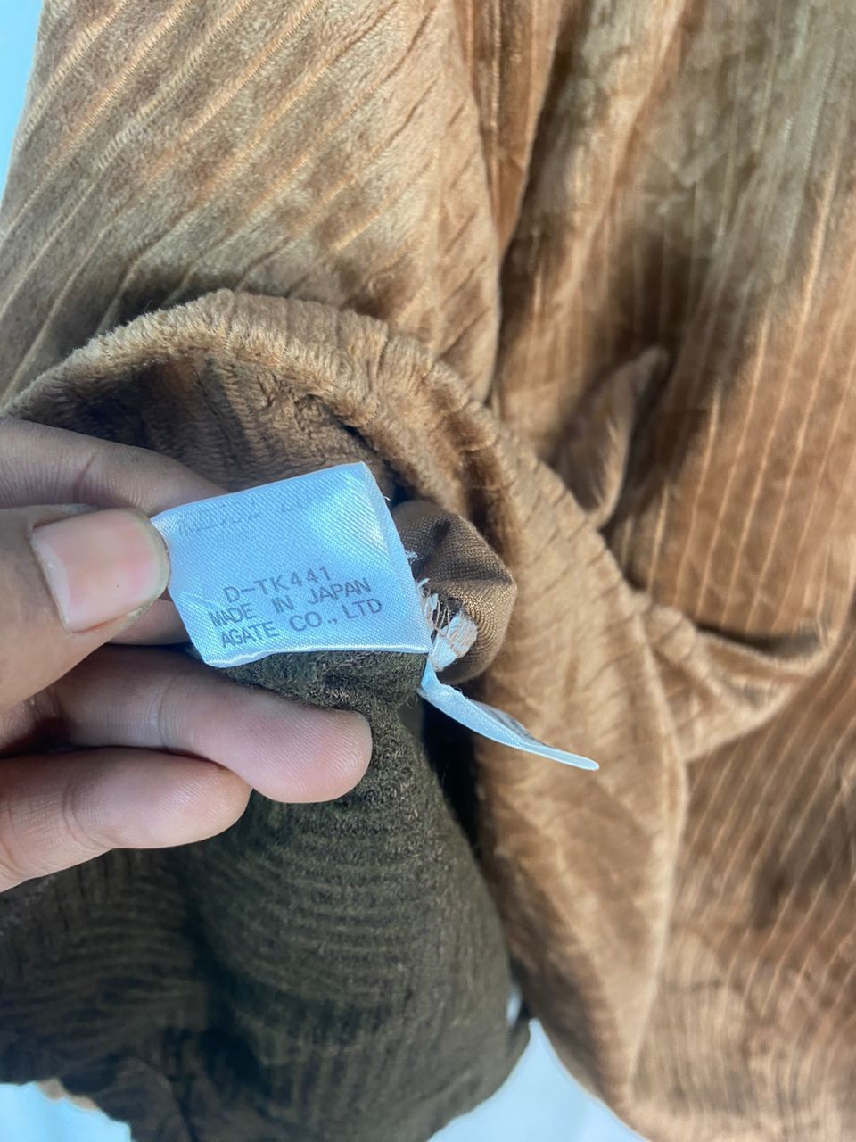 Japanese Brand Agate cosmopolitan button up cudroy/wool shirt Size US L / EU 52-54 / 3 - 8 Thumbnail