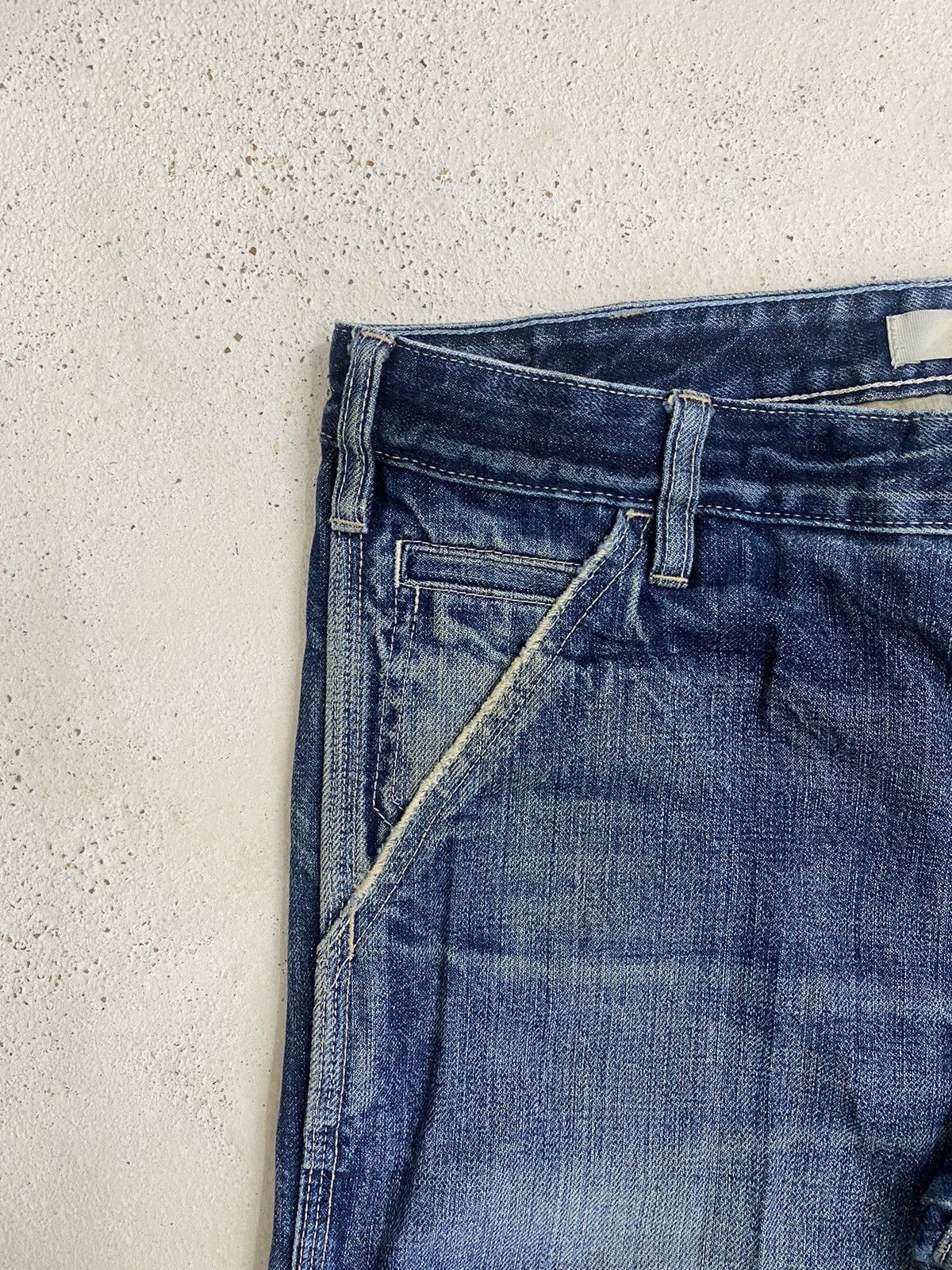 JNCO × Japanese Brand Gap Jean Baggy Loose Fit Blue Jean Cargo Pocket Jnco Size US 37 - 8 Thumbnail