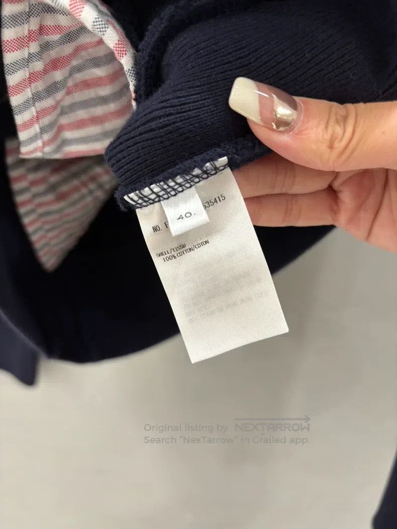 Thom Browne Thom Browne Blue hoodie with zipper Size US XXS / EU 40 - 3 Thumbnail