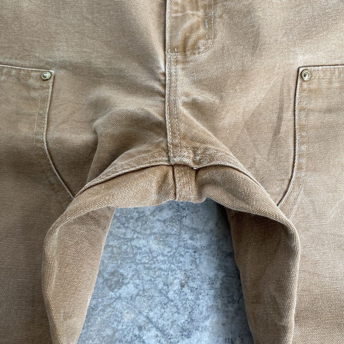 Carhartt Vintage Carhartt Double Knee Faded Tan Carpenter Pants Size US 40 / EU 56 - 11 Thumbnail