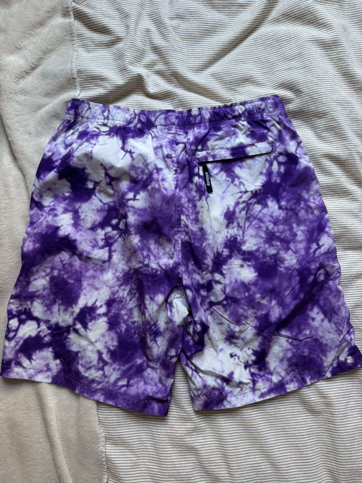 Stussy Rare Stussy Purple Tie-Dye Shorts Size US 30 / EU 46 - 4 Thumbnail