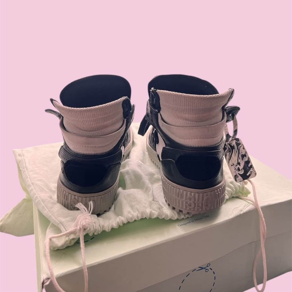Off-White Off-White Court 3.0 Hightop Sneakers Size US 5 / IT 35 - 6 Thumbnail