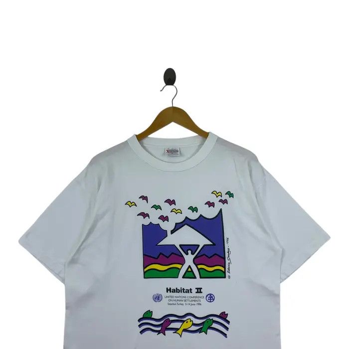 Vintage Vintage 1996 EDWINA SANDYS ILLUSTRATION United Nation Size L / US 10 / IT 46 - 2 Thumbnail