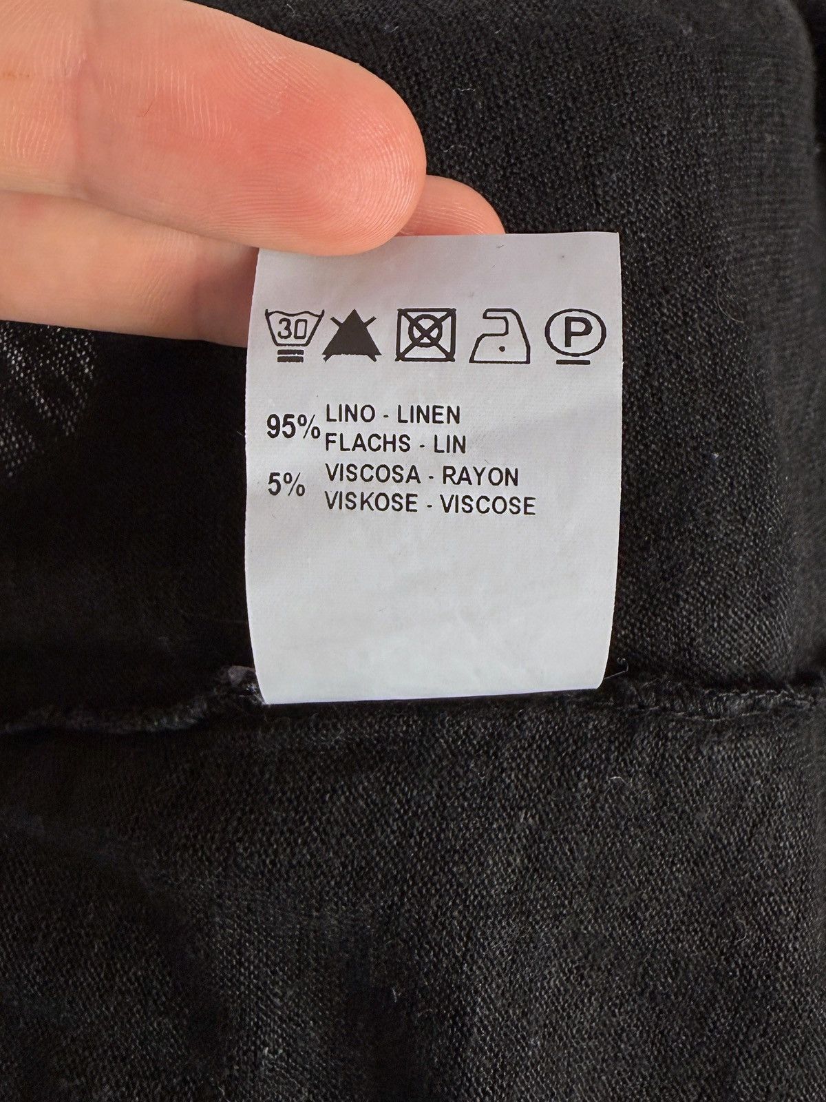 Transit Transit Par-Such K201 Black Linen Side Pocket T-Shirt Size M / US 6-8 / IT 42-44 - 8 Thumbnail