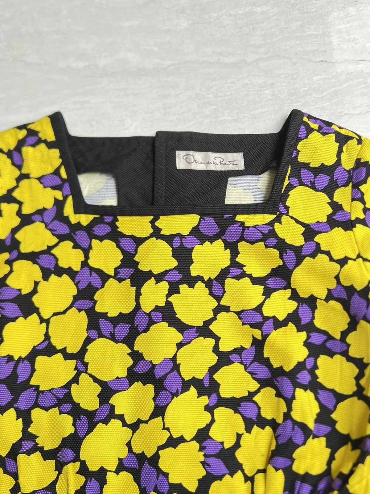 Oscar De La Renta OSCAR DE LA RENTA Flower Motive Dress Size XS / US 0-2 / IT 36-38 - 15 Thumbnail