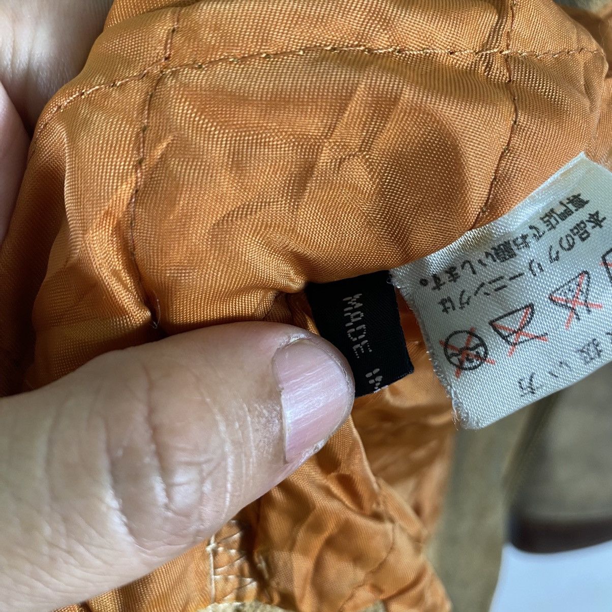 Beams Japan × Vintage Vintage 90s Beams Suede Leather Zipper Jacket M Size Size US M / EU 48-50 / 2 - 13 Thumbnail
