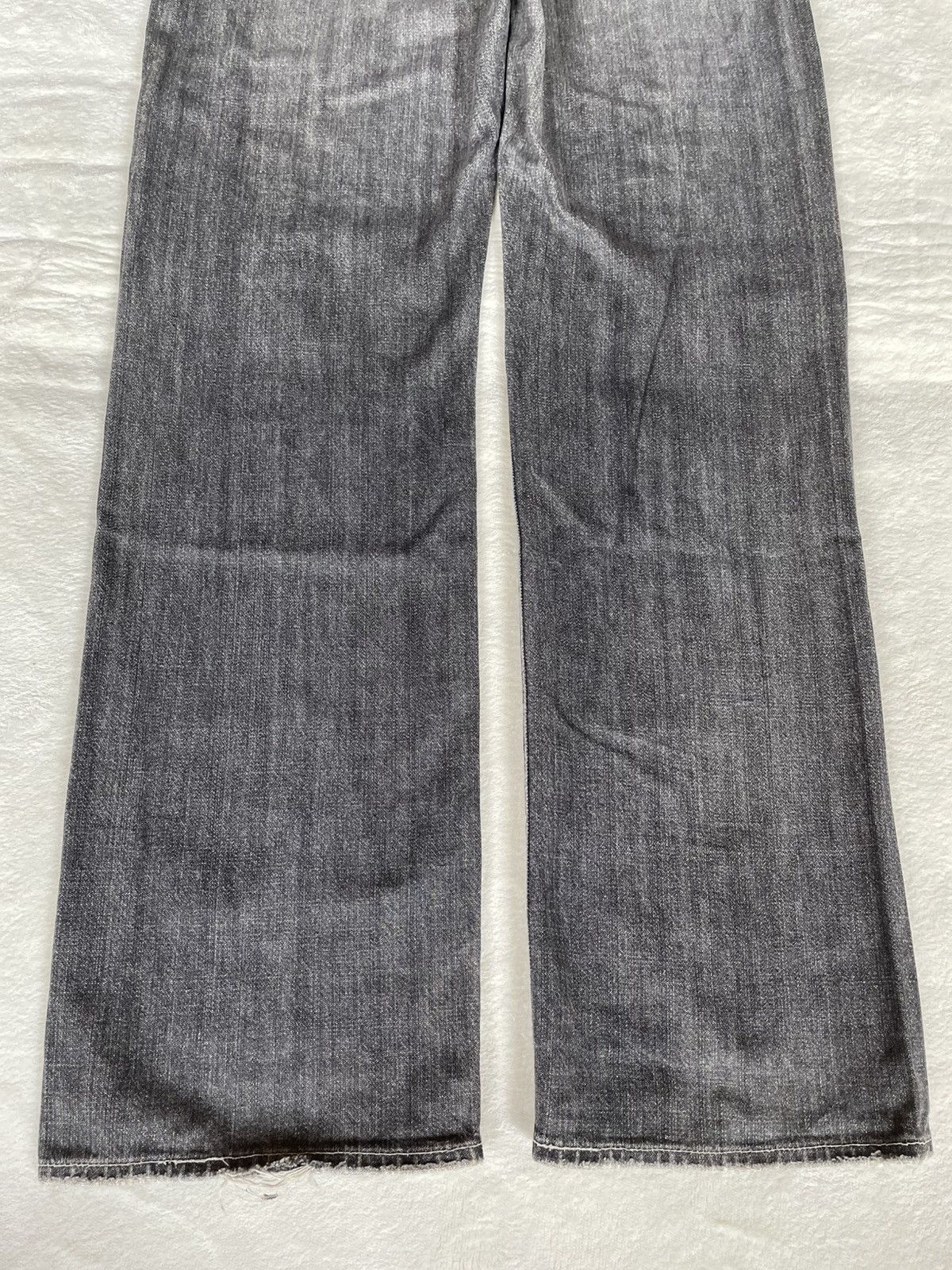 Japanese Brand Vintage G L Heart Faded Mudwash Denim Jeans Size US 33 - 6 Thumbnail