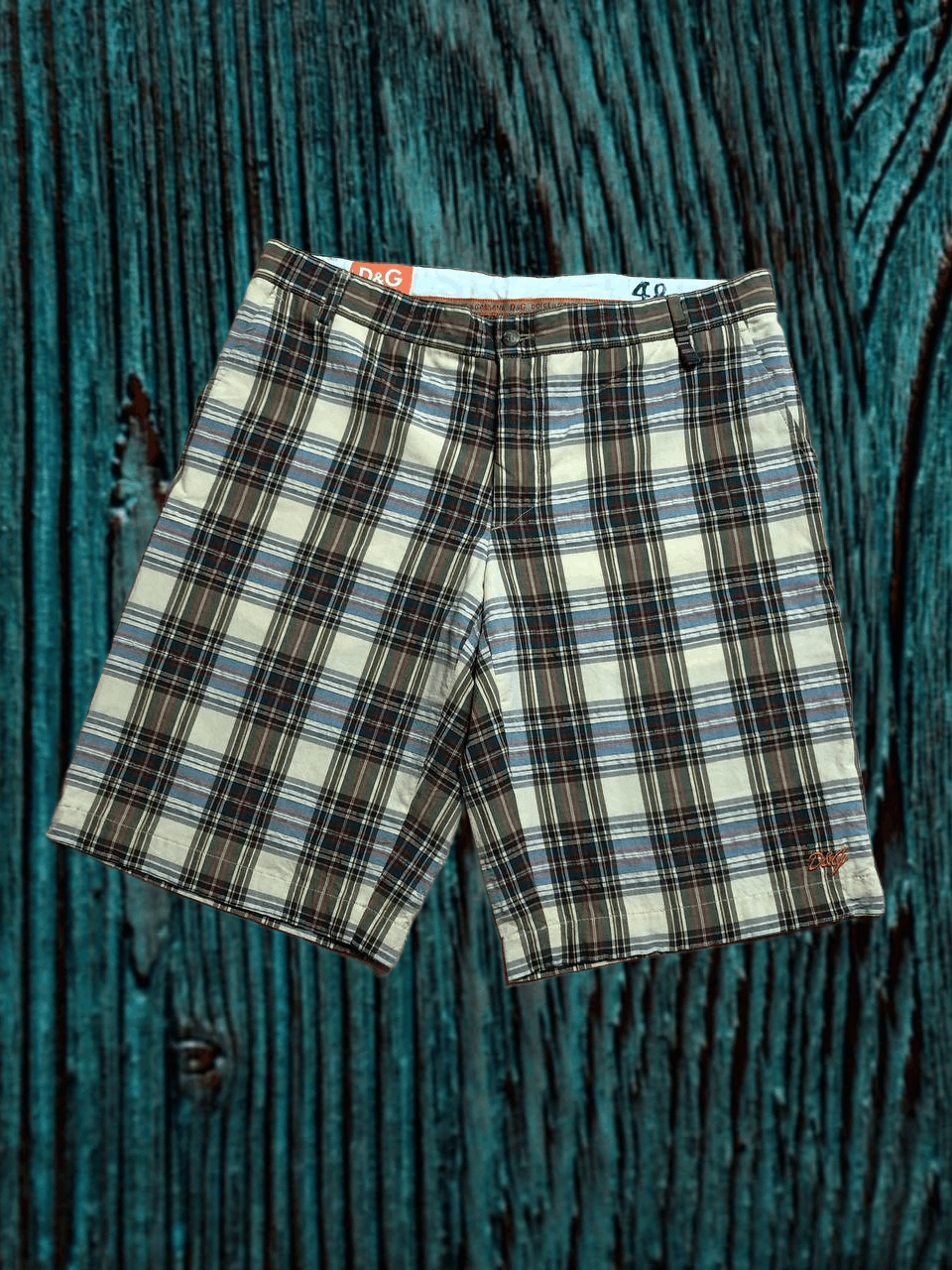 Dolce & Gabbana Vintage Dolce Gabbana Plaid Tartan Punk Grunge SHORTS Size US 36 / EU 52 - 1 Thumbnail