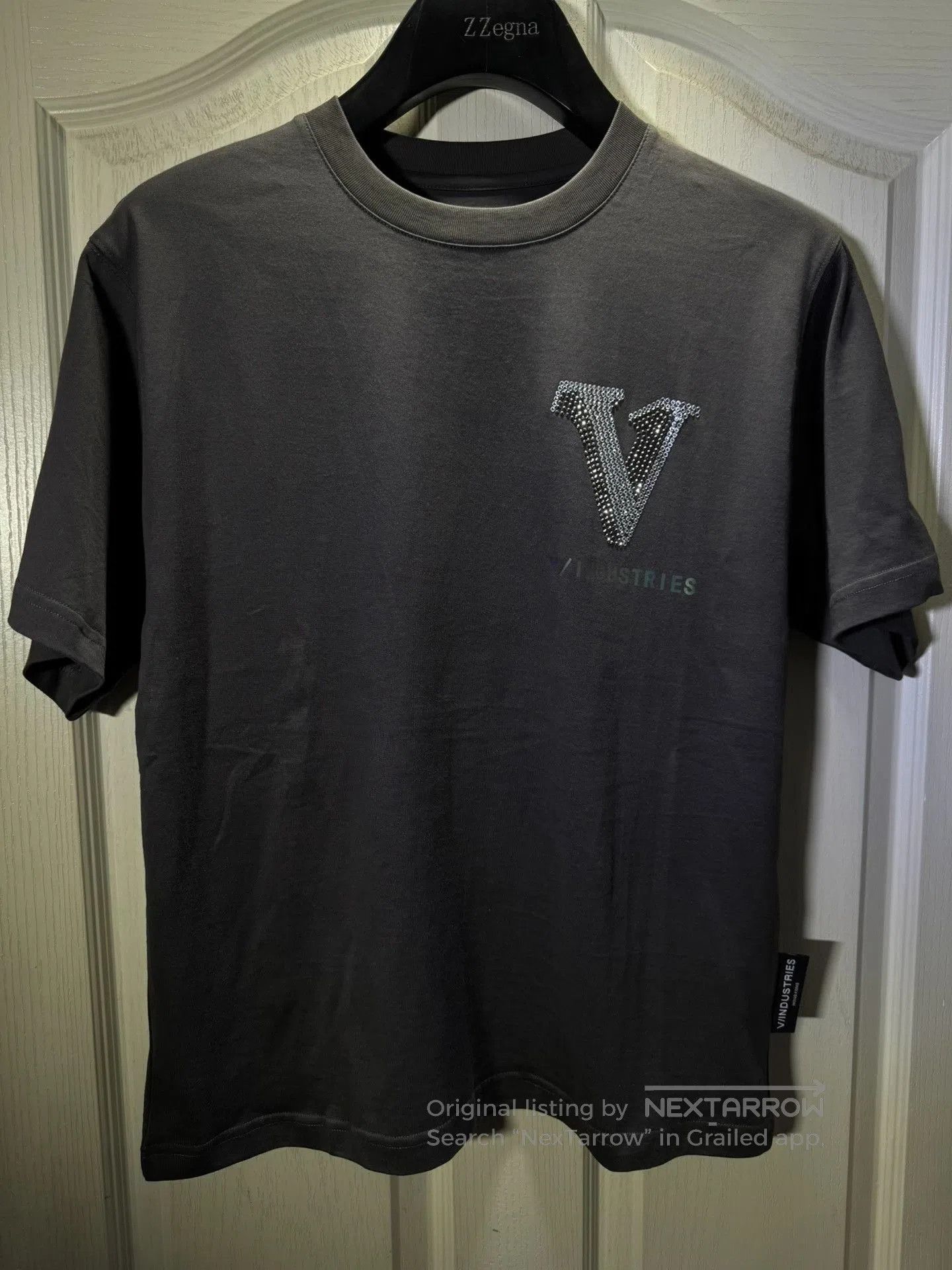 Japanese Brand V/INDUSTRIES Men's Summer Short-sleeve T-shirt. Size US M / EU 48-50 / 2 - 1 Thumbnail