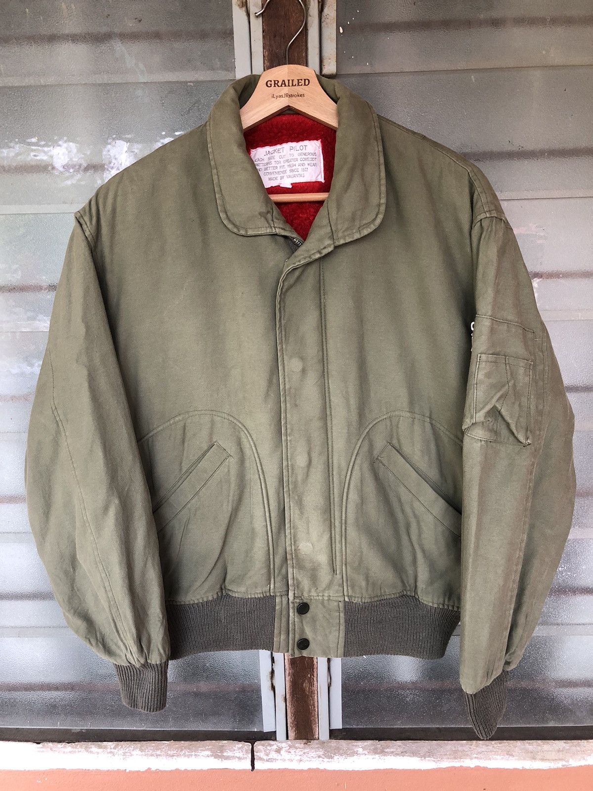 Japanese Brand Vintage Jacket Pilot Japanese Bomber Jacket Size US L / EU 52-54 / 3 - 2 Thumbnail