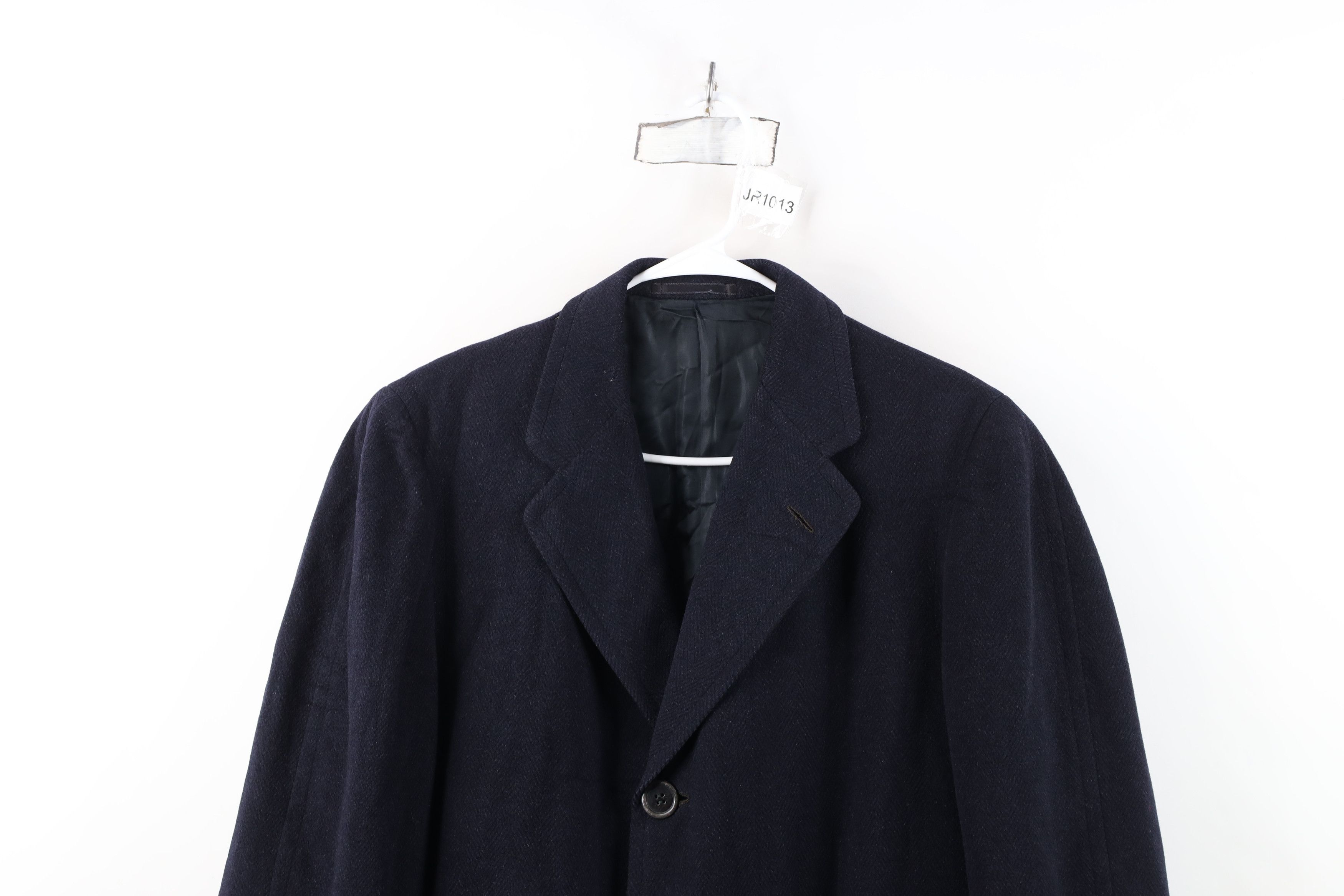 Vintage Vintage 50s 60s Rockabilly Heavy Herringbone Coat Jacket US Size US XXL / EU 58 / 5 - 2 Thumbnail