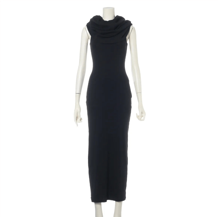 Loewe Cotton Bodycon Long Dress Size XXS / US 00 / IT 34 - 1 Thumbnail