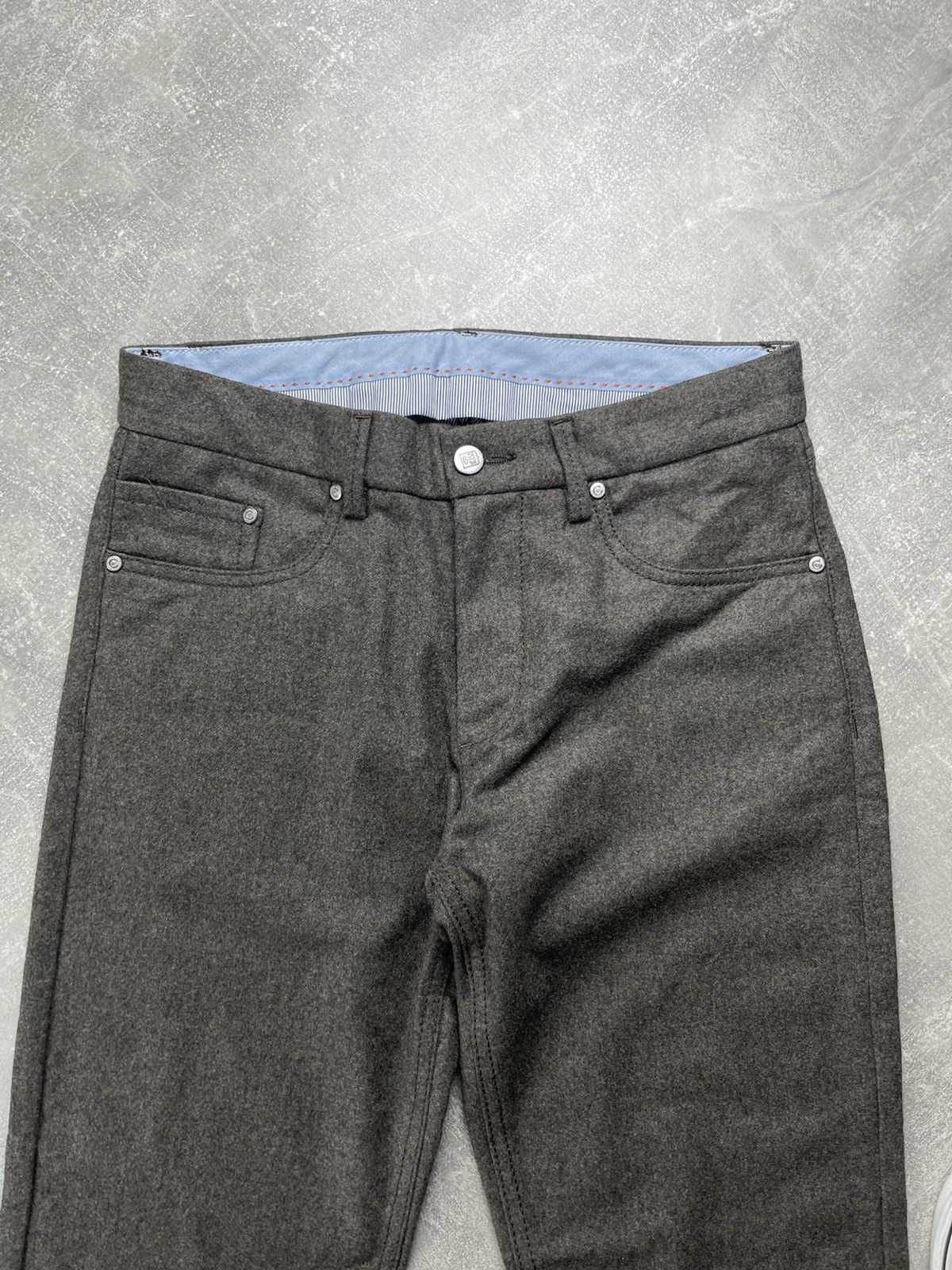 Corneliani Corneliani ID Wool Trousers Made in Italy Gray Size 46 Size US 30 / EU 46 - 9 Thumbnail