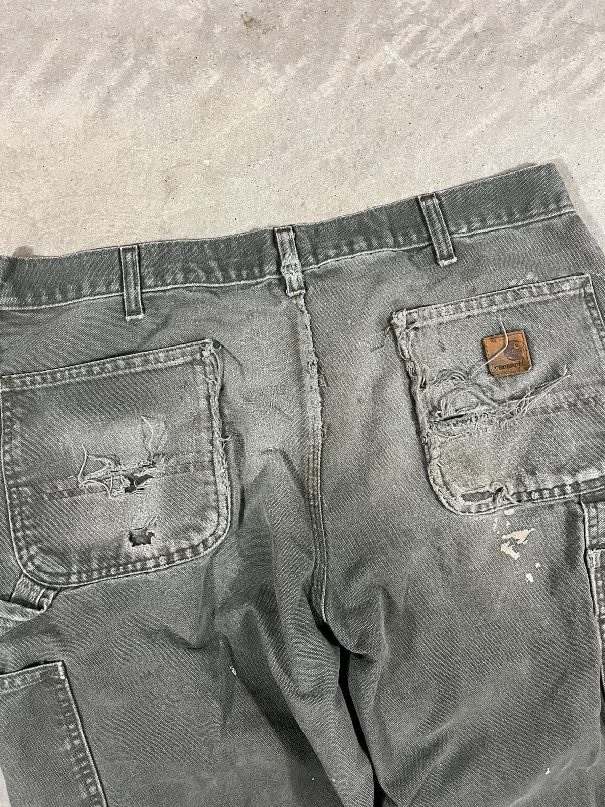 Carhartt Carhartt B11 MOS Painter Work Pants Faded Green Size US 36 / EU 52 - 7 Thumbnail