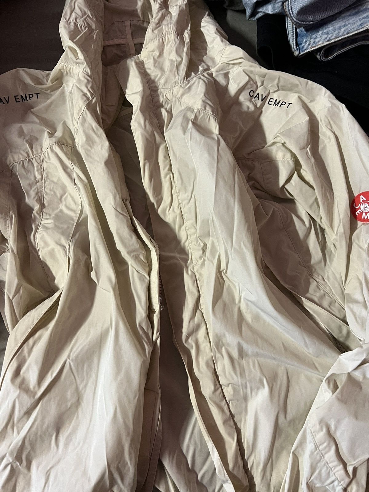 image of Cav Empt Jacket in White, Men's (Size XL)