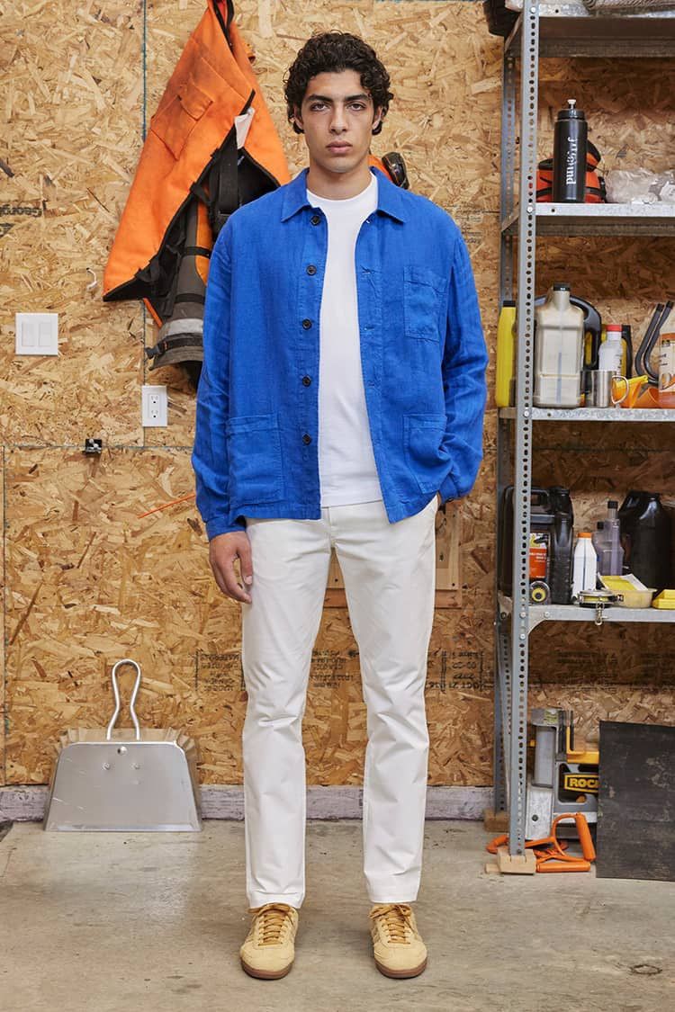 Jjjjound Jjjjound Blue Linen French Chore Jacket | Grailed Jjjjound Jjjjound Blue Linen French Chore Jacket | Grailed