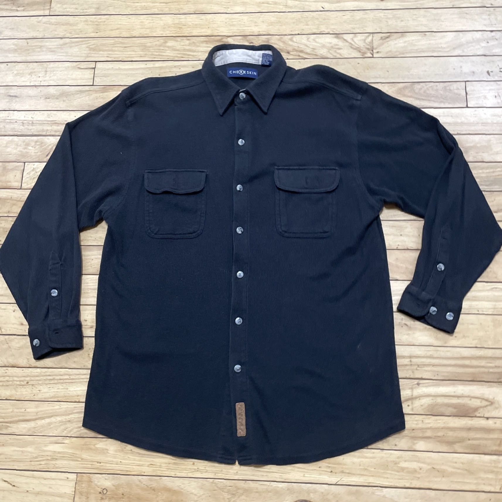 Vintage VINTAGE Chereskin Shirt Men M Black Corduroy Skate 90s grunge y2k streetwear capsule Shirt Mens M Black Corduroy 90s Grunge Skate Vintage Chereskin Size US M / EU 48-50 / 2 - 3 Thumbnail