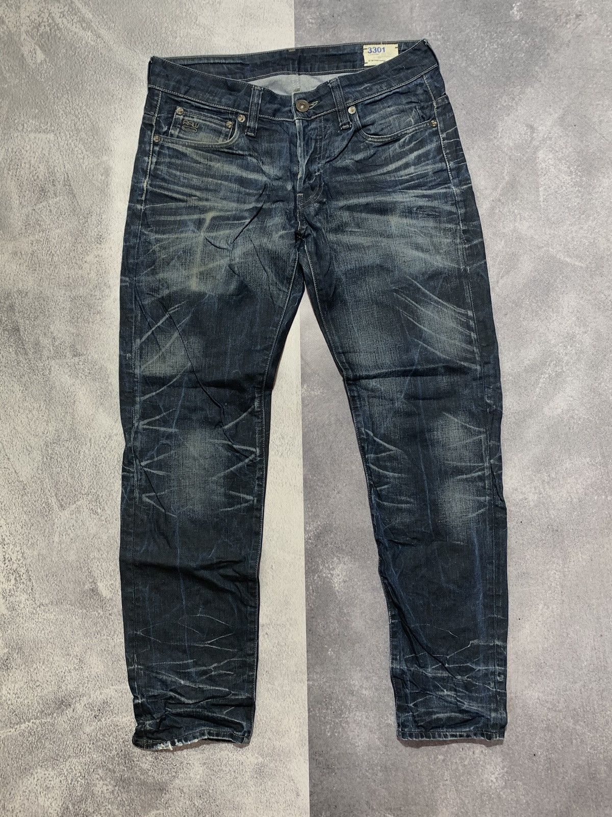 G-Star × Vintage Vintage G-star RAW denim jeans streetwear style size 30x30 Size US 30 / EU 46 - 4 Thumbnail