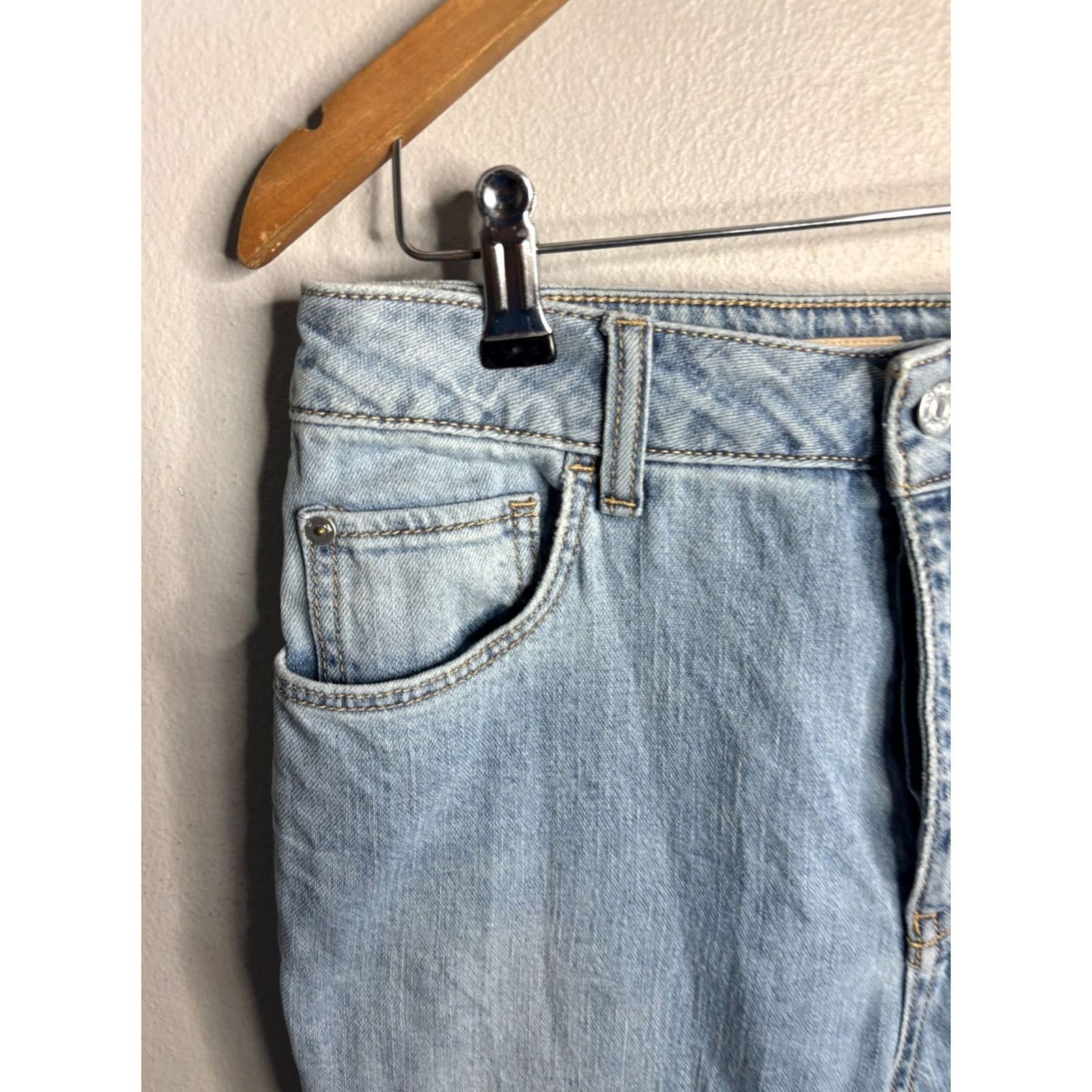 Vintage Pilcro Jeans Womens 30 High Rise Bootcut Denim 4829 blue stretch 5-Pocket Regular Modern Hippie Festival Boho Mens? Women Size 30" / US 8 / IT 44 - 2 Thumbnail