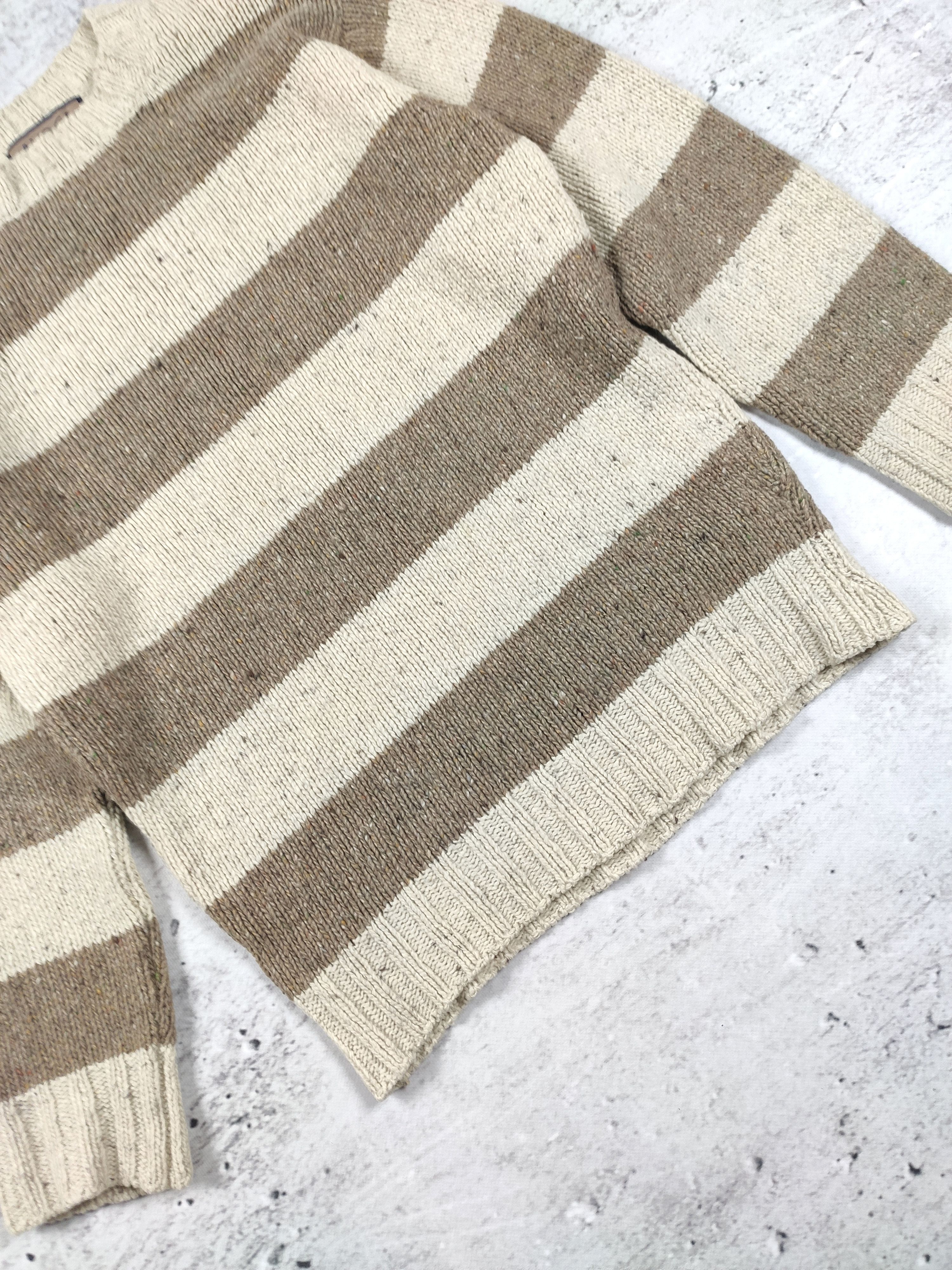 Vintage Avoca Irleand wool jumper sweater stripped Size US M / EU 48-50 / 2 - 6 Thumbnail
