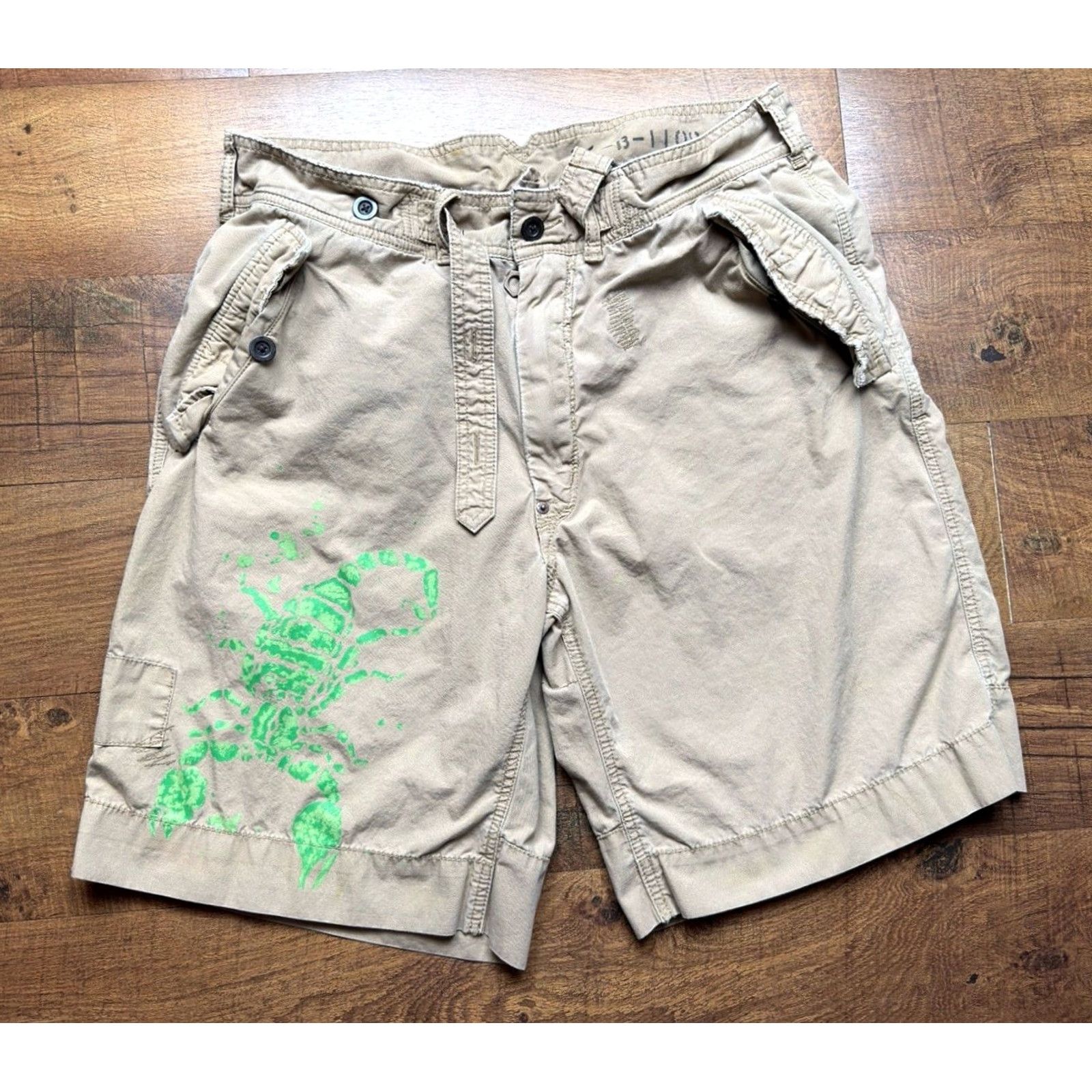 Polo Ralph Lauren VINTAGE Polo Ralph Lauren Paratrooper Shorts Mens 36 Cargo Short Brown 90s Read Size US M / EU 48-50 / 2 - 2 Thumbnail