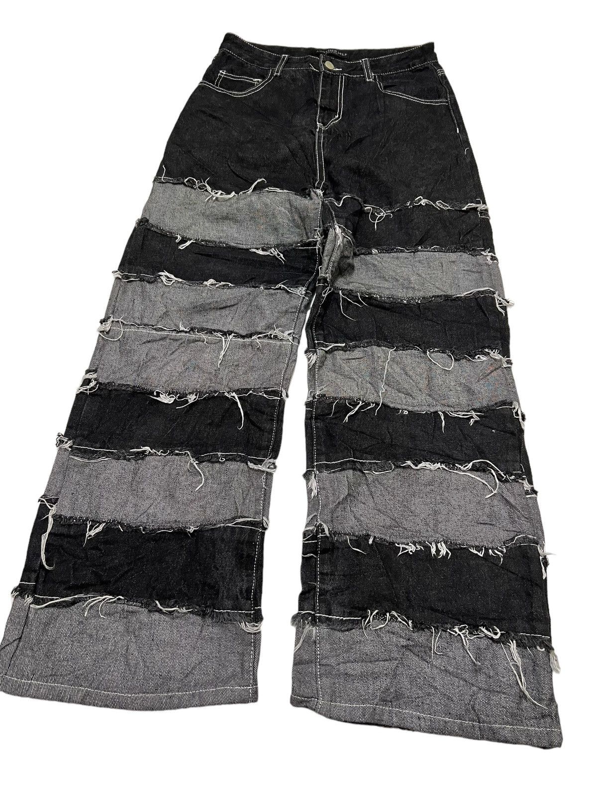Hysteric Glamour × If Six Was Nine Another - Distressed denim baggy pants Size US 29 - 3 Thumbnail