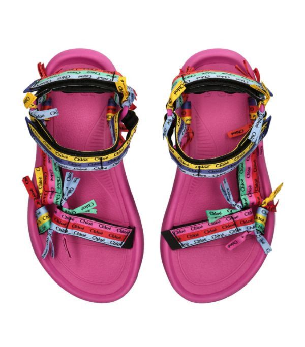 Chloe o1loc1c1024 Chloe X Teva Flat Sandal in Multicolor/Pink Size US 10 / IT 40 - 3 Thumbnail