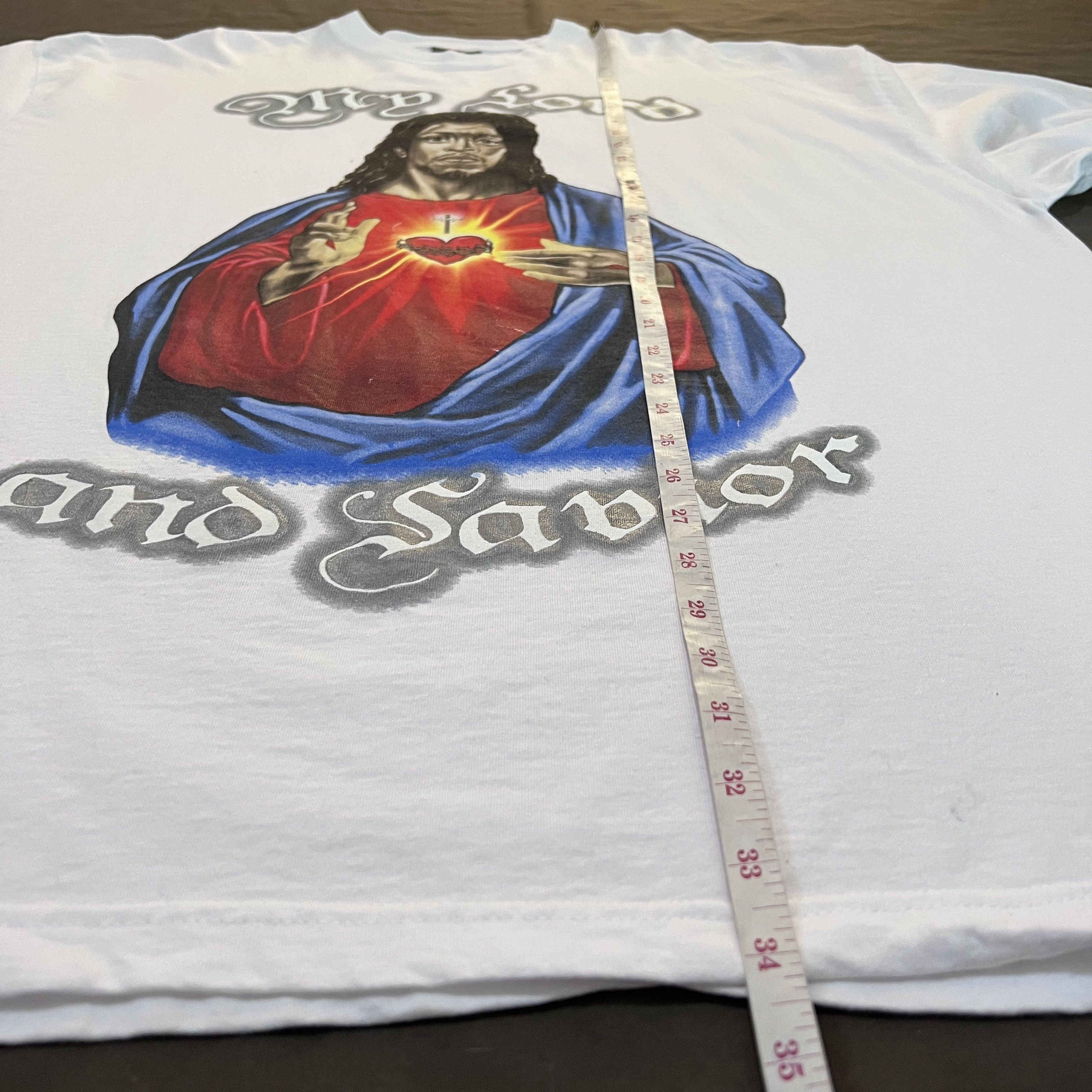 Rap Tees × Vintage Vintage Y2K My Lord & Savior Black Heritage Tee 3XL Size US XXL / EU 58 / 5 - 16 Thumbnail