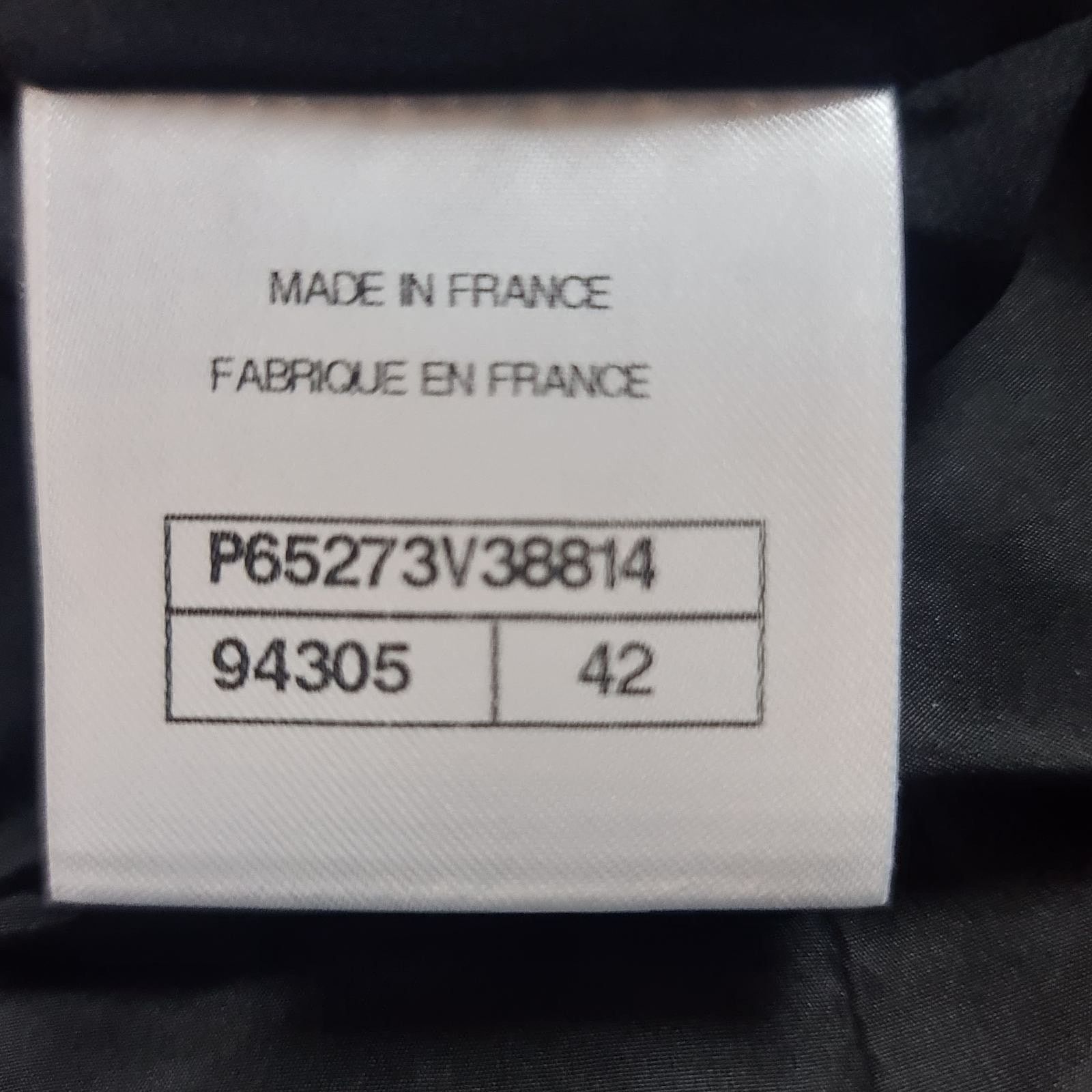 Chanel NWT Chanel Black Free Shoulder Midi Dress Sz.42 Size M / US 6-8 / IT 42-44 - 7 Thumbnail