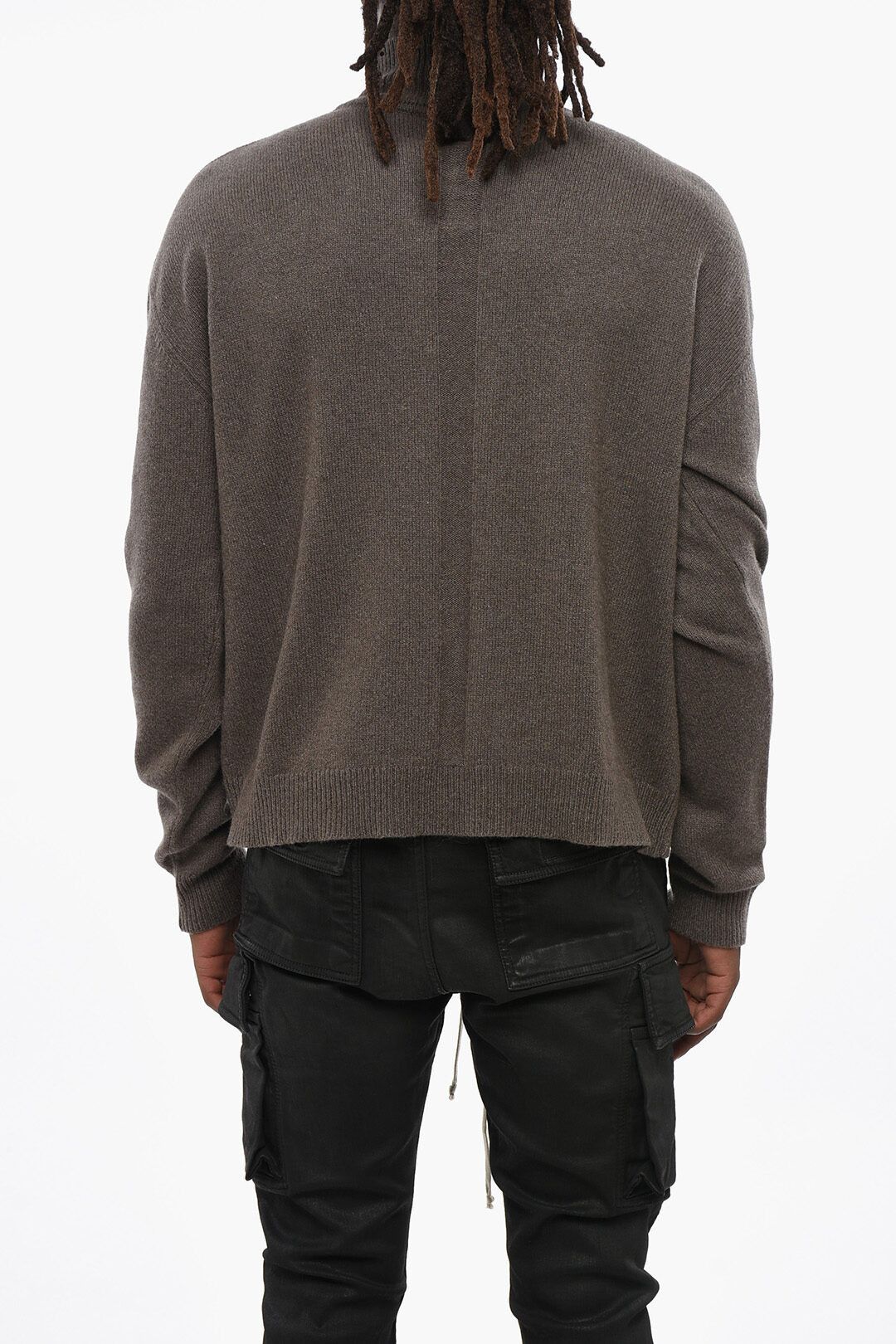 Rick Owens og1mm1025 Turtleneck Sweater in Dark Beige Size US S / EU 44-46 / 1 - 2 Thumbnail