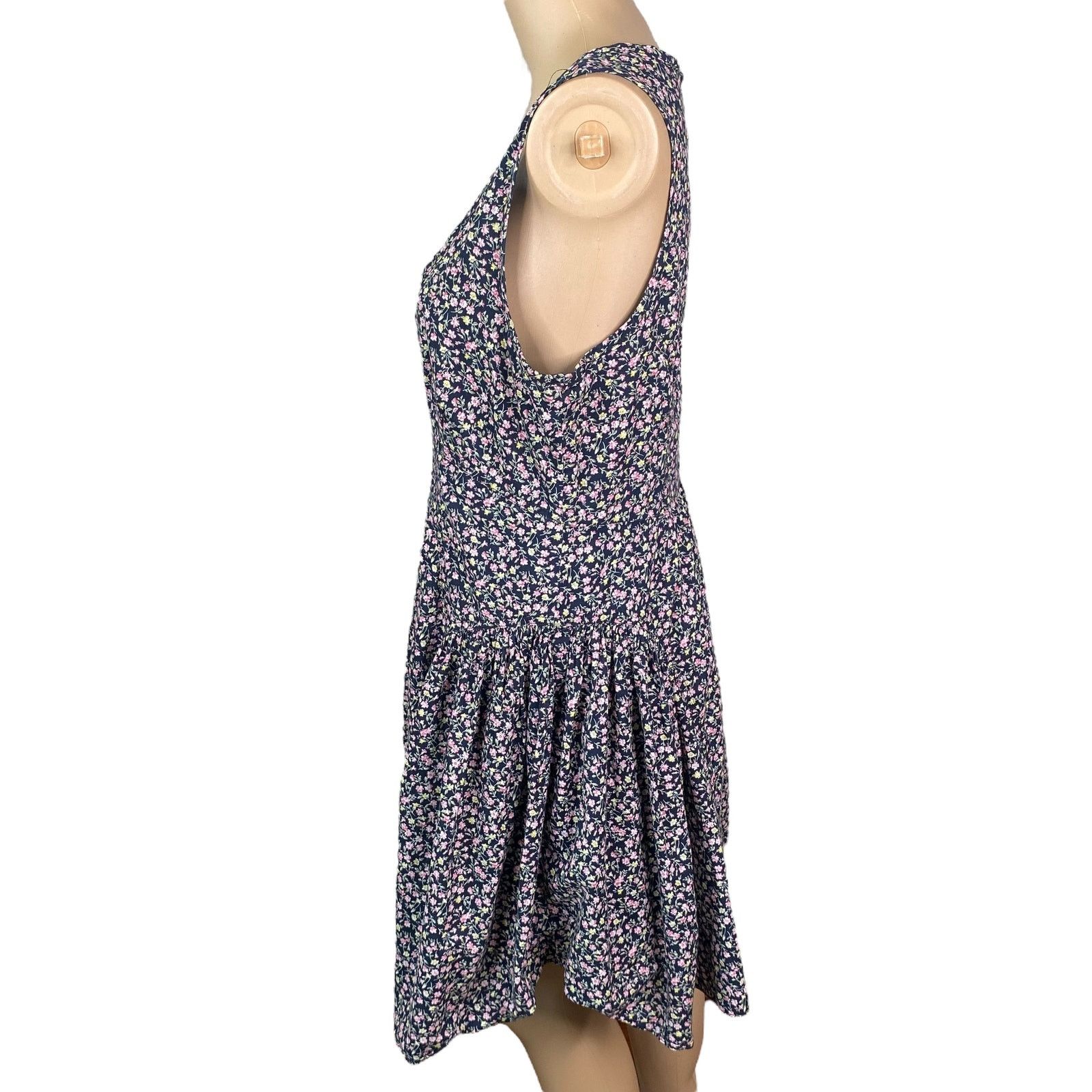 Anthropologie Anthropologie Maeve Alyssum Ditsy Floral Bustled Dress SZ 12 Size XL / US 12-14 / IT 48-50 - 9 Thumbnail