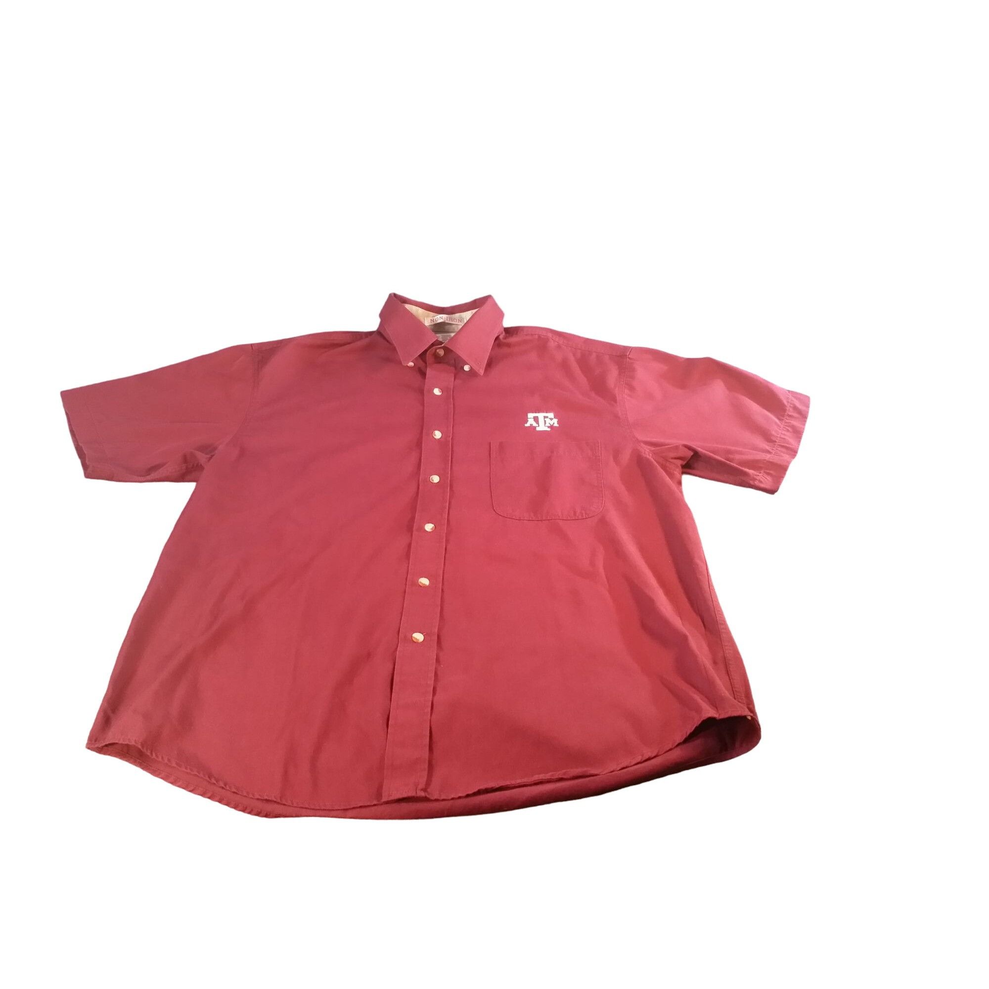 Vintage Vintage Texas A&M Aggies Button Up Shirt Men Sz L Non Iron B Size US L / EU 52-54 / 3 - 1 Thumbnail