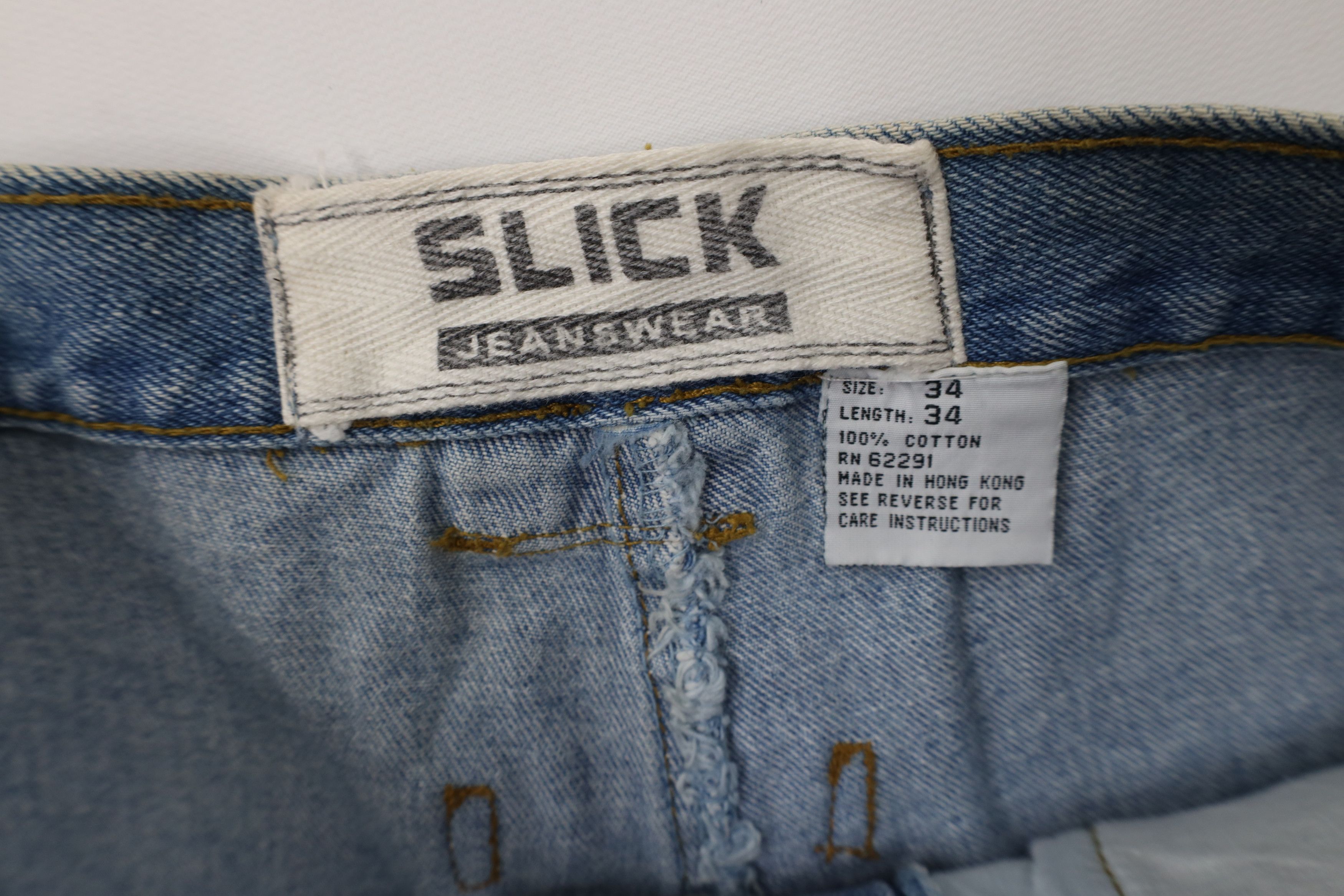 Vintage Deadstock Vintage 90s Streetwear Baggy Skateboard Jeans Size US 34 / EU 50 - 9 Thumbnail