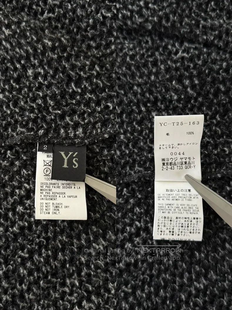 Yohji Yamamoto Yohji Yamamoto 19AW Wool Mesh See-Through Cardigan Blouse Size XS / US 0-2 / IT 36-38 - 7 Thumbnail