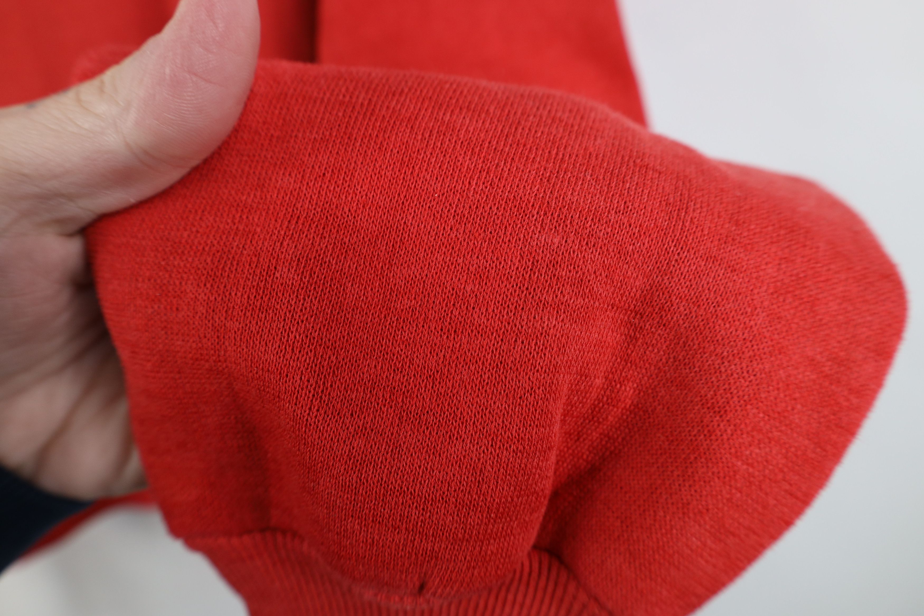 Vintage Vintage 70s Streetwear Boxy Fit Crewneck Sweatshirt Red USA Size US XL / EU 56 / 4 - 8 Thumbnail