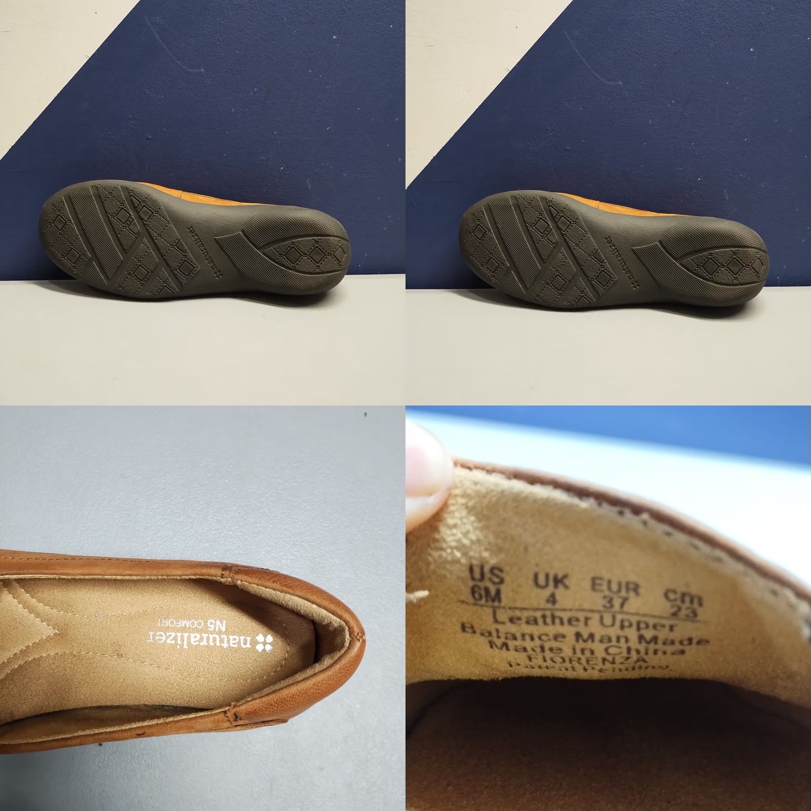 Naturalizer Naturalizer N5 Comfort Fiorenza Loafers Flats Womens Size 6M Brown & Black Leather Shoes Size US 6 / IT 36 - 9 Thumbnail