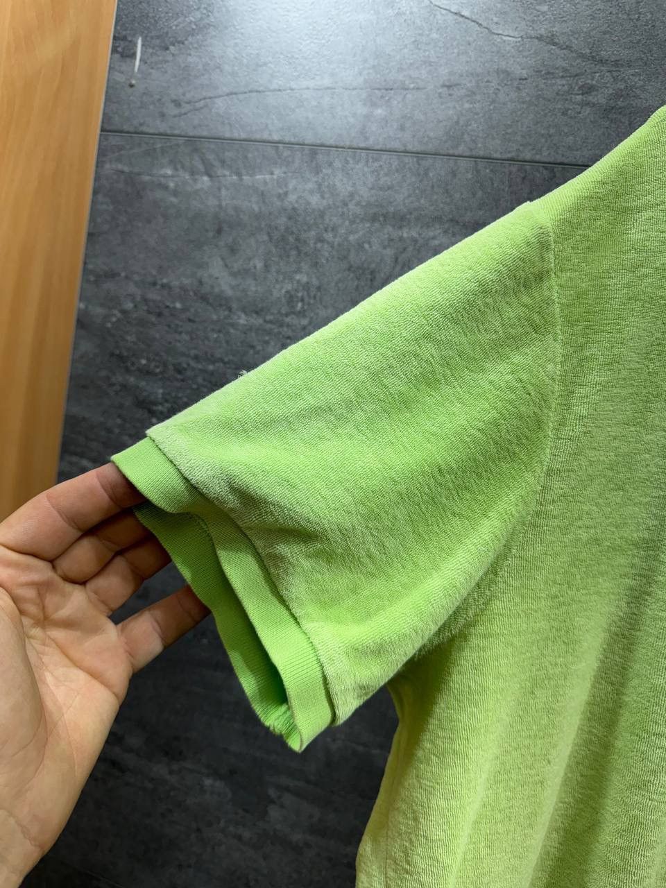 Vintage Polo Ralph Lauren Polo Pile Shirt Fluorescent Green Size US XL / EU 56 / 4 - 11 Thumbnail