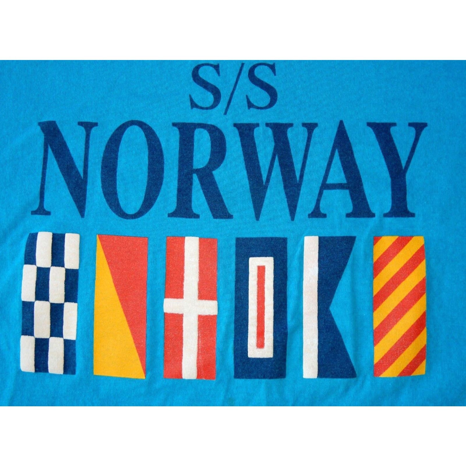 Vintage VINTAGE Norwegian Cruise Line Men's Short Sleeve T-Shirt Size S Blue Cotton Summer Size US S / EU 44-46 / 1 - 2 Thumbnail