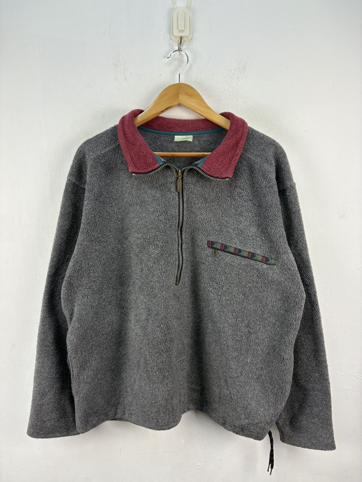 L.L. Bean Vintage LL Bean Pullover Half Zipper Sweater Jumper Size US L / EU 52-54 / 3 - 1 Thumbnail