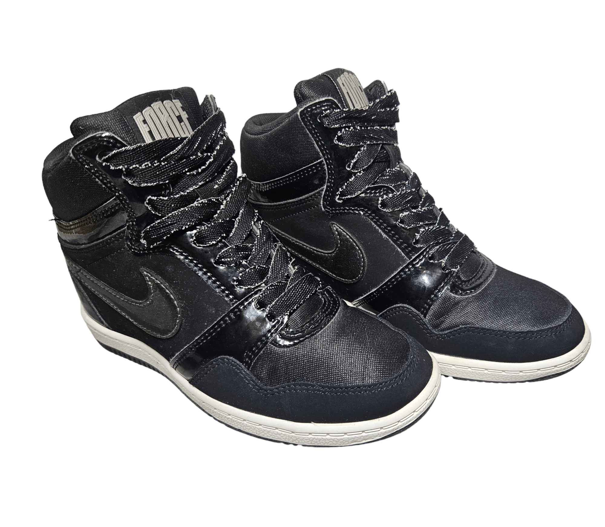Nike 2016 Nike Force Sky Hi "Black" Wedge Size US 5.5 / IT 35.5 - 6 Thumbnail