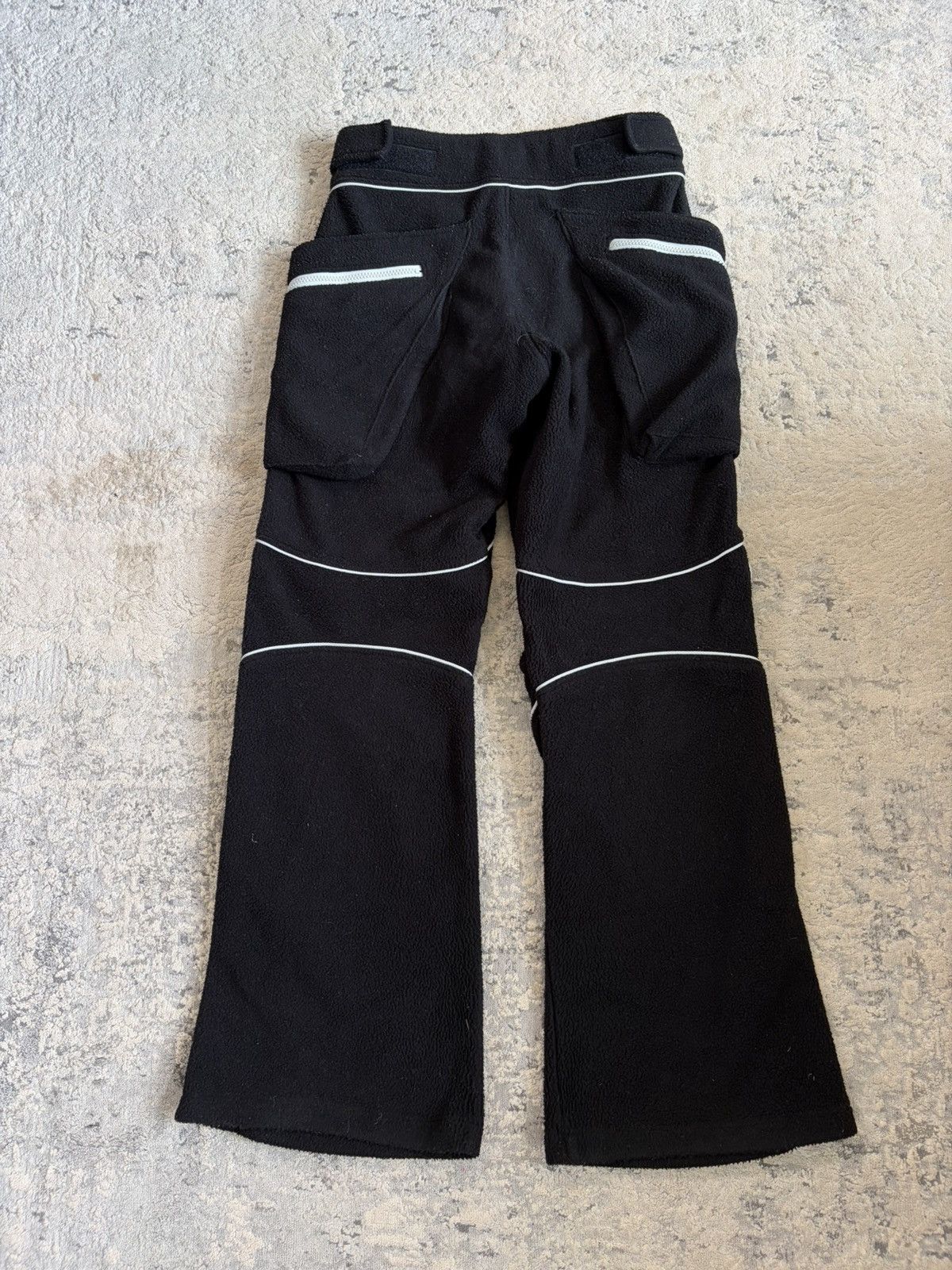 Fotus Fotus - Black Fleece Baby Fetus Flared Pants Size US 28 / EU 44 - 7 Thumbnail