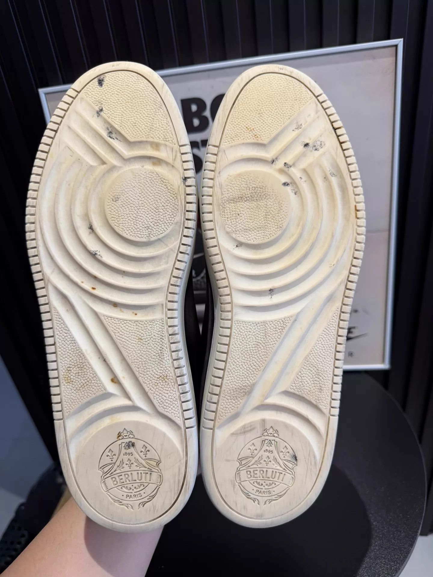 Berluti BERLUTI Playtime Engraved Slip-On Sneaker 8 (42) Size US 8 / EU 41 - 8 Thumbnail