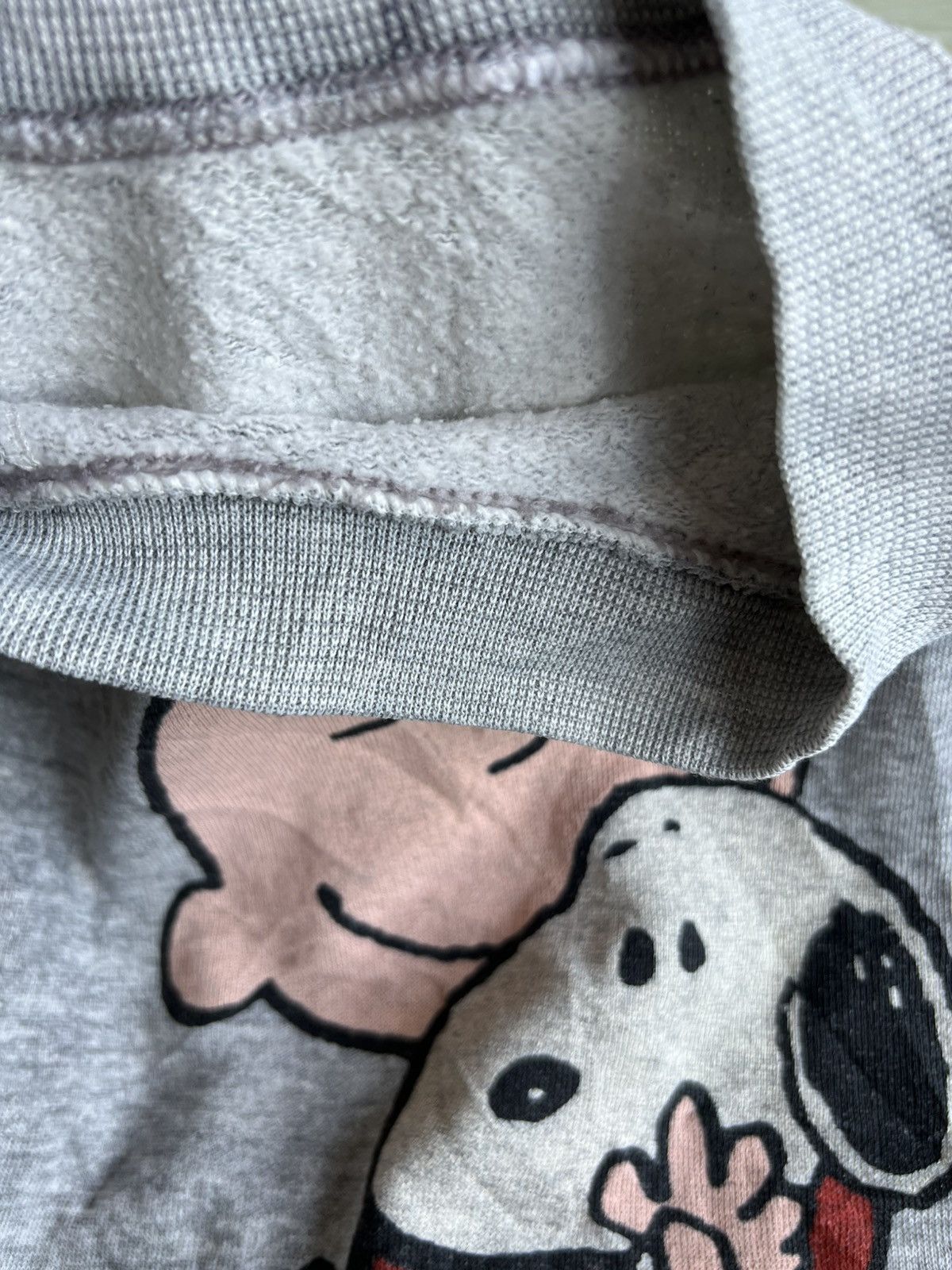 4GSELLER × Buzz Rickson's × Vintage Vtg 1970s Snoopy "Buddies" Salt & Papper Crewneck Sweatshirt Size US M / EU 48-50 / 2 - 7 Thumbnail